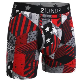 '2UNDR' Men's Swing Shift 6 Boxer Brief - Freedom 2