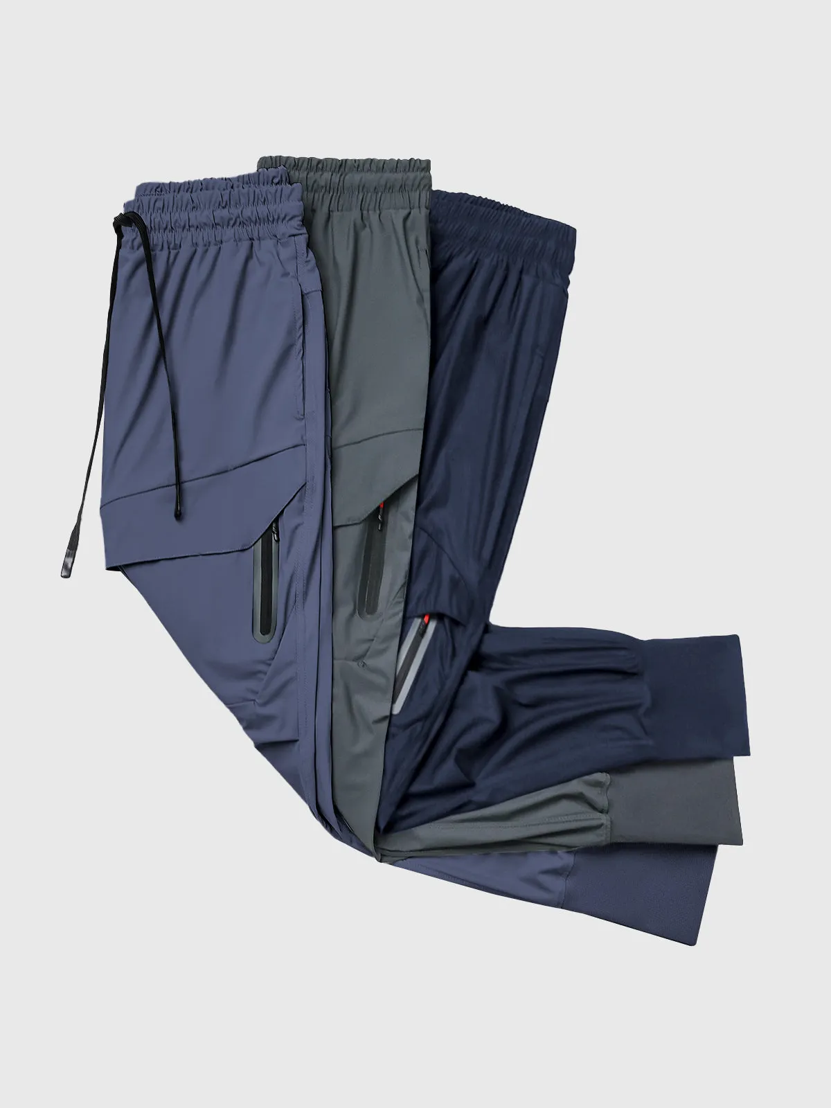 3 Pack Stay Cool High Rib Cargo Jogger Athletic Pants