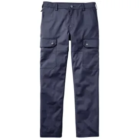 40 Grit Men's Midnight Blue Flex Twill Slim Fit Cargo Pants