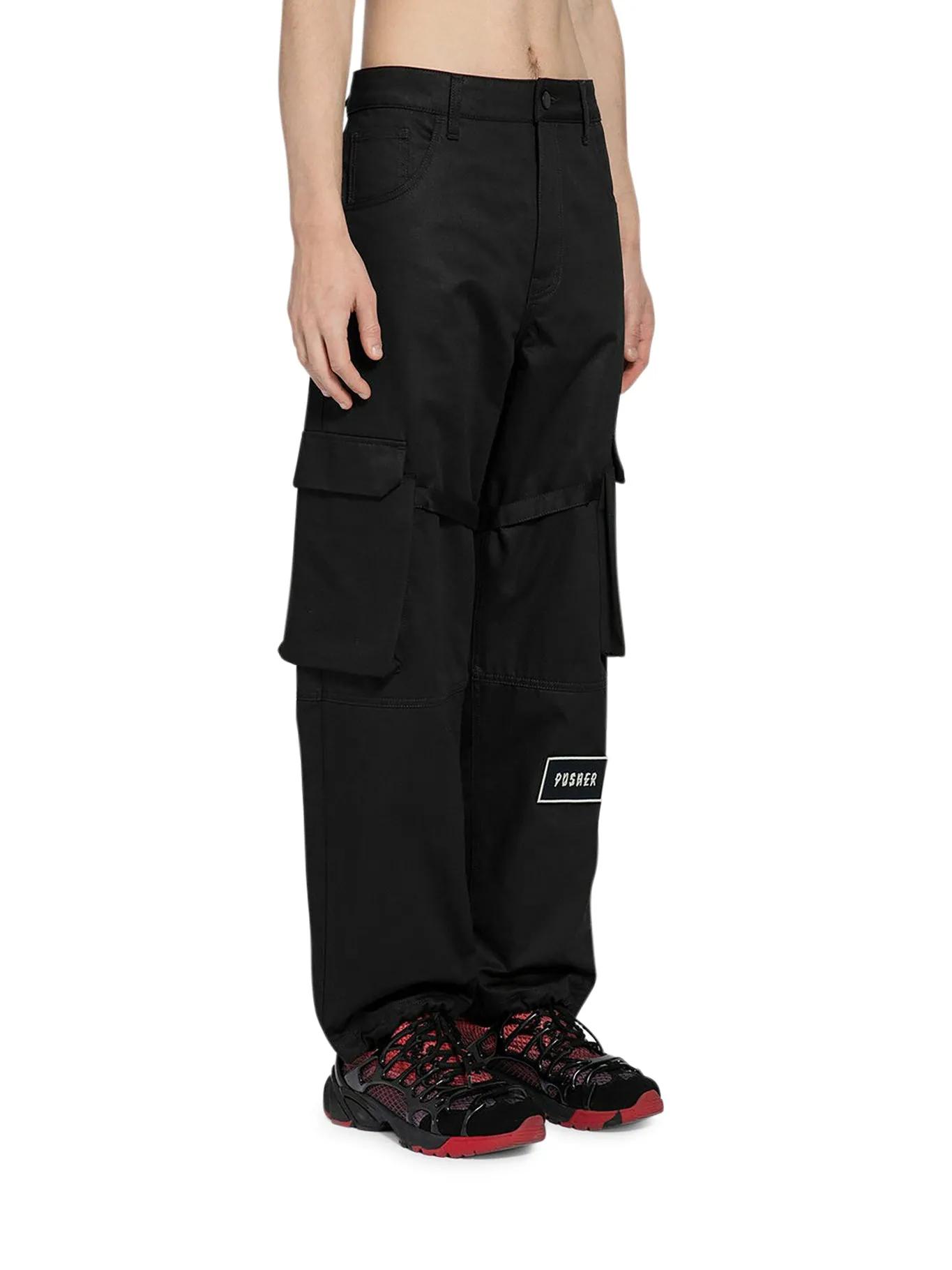 44 label group men`s black helm pants