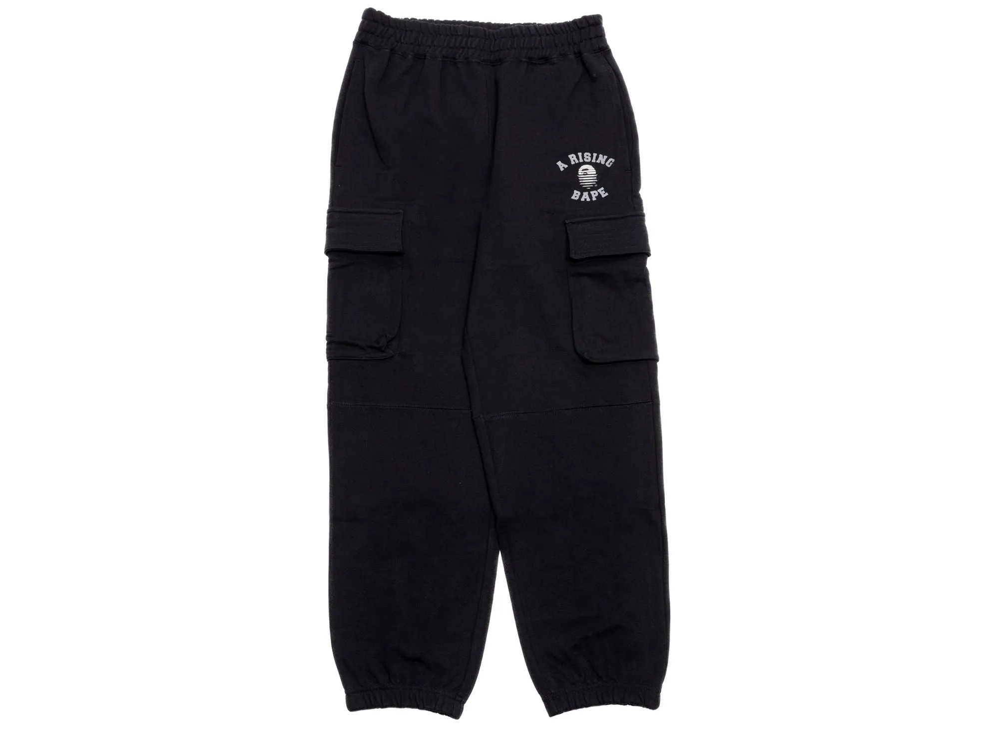 A Bathing Ape A Rising Bape Military Sweatpants in Black xld