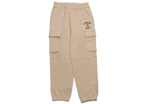 A Bathing Ape A Rising Bape Military Sweatpants in Ivory xld