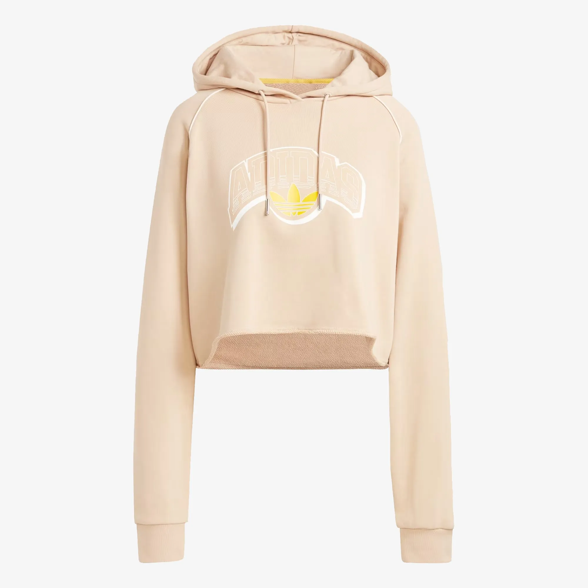 Adidas Originals | CROPPED HOODIE  { MAGIC BEIGE