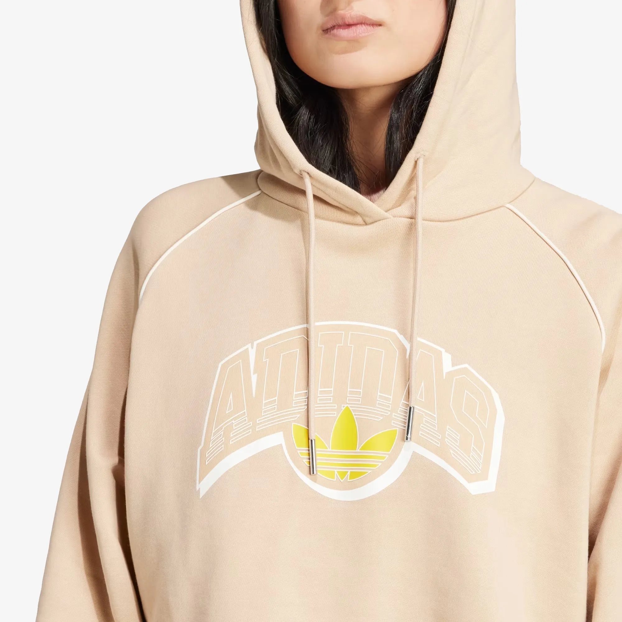 Adidas Originals | CROPPED HOODIE  { MAGIC BEIGE