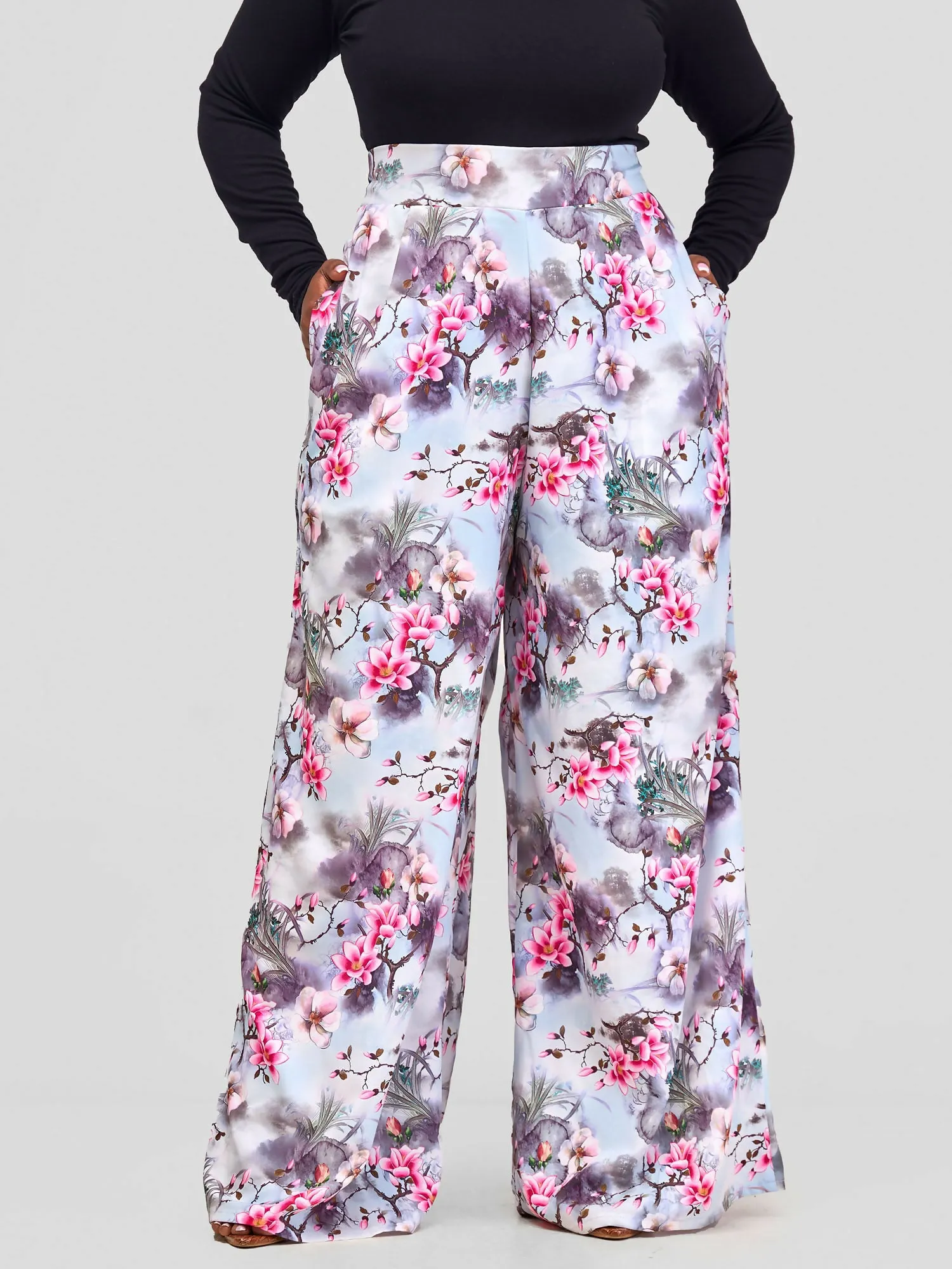 Afafla Palazo Pants - Pink