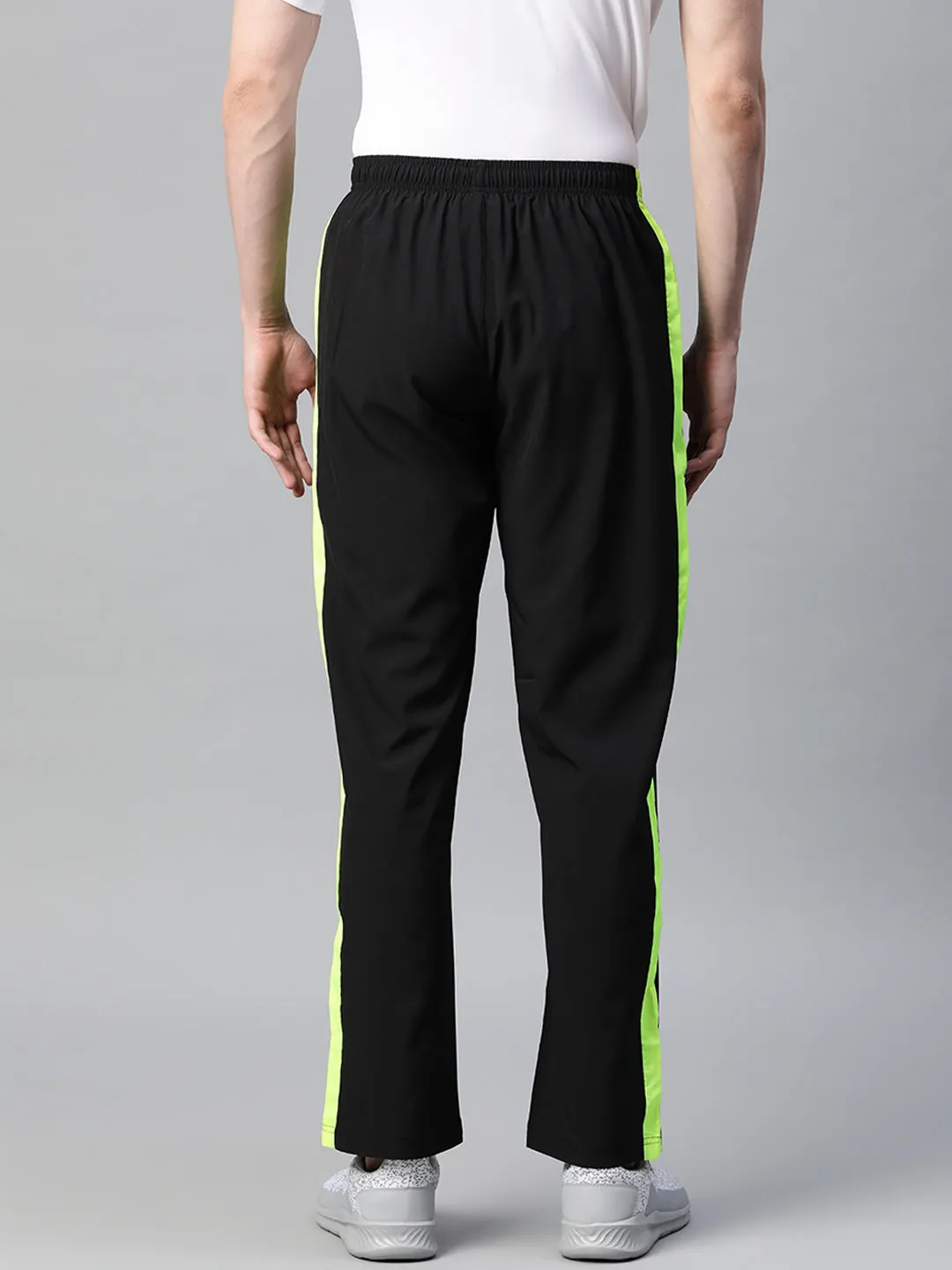 Alcis Men Black Solid Outdoor Track Pants