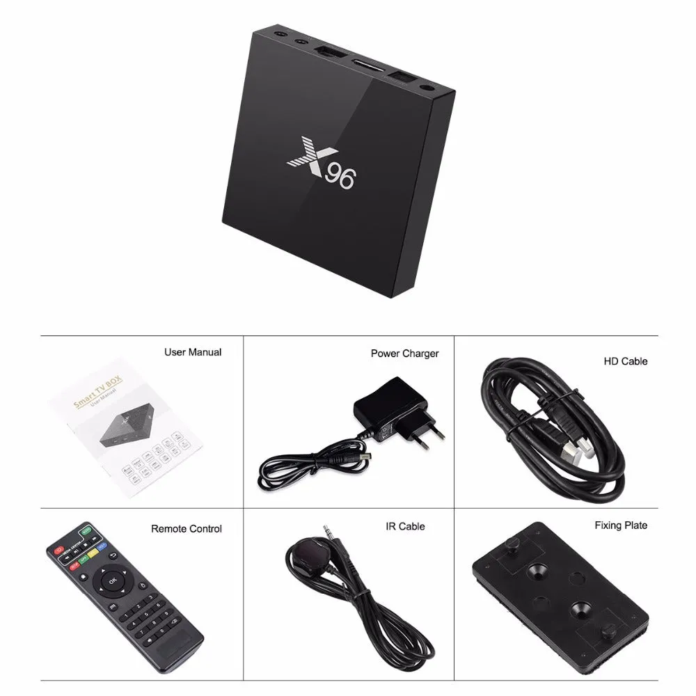 Android 7.1 Smart TV Box WiFi HDMI 2.0 TF Card Slot Smart Media Player