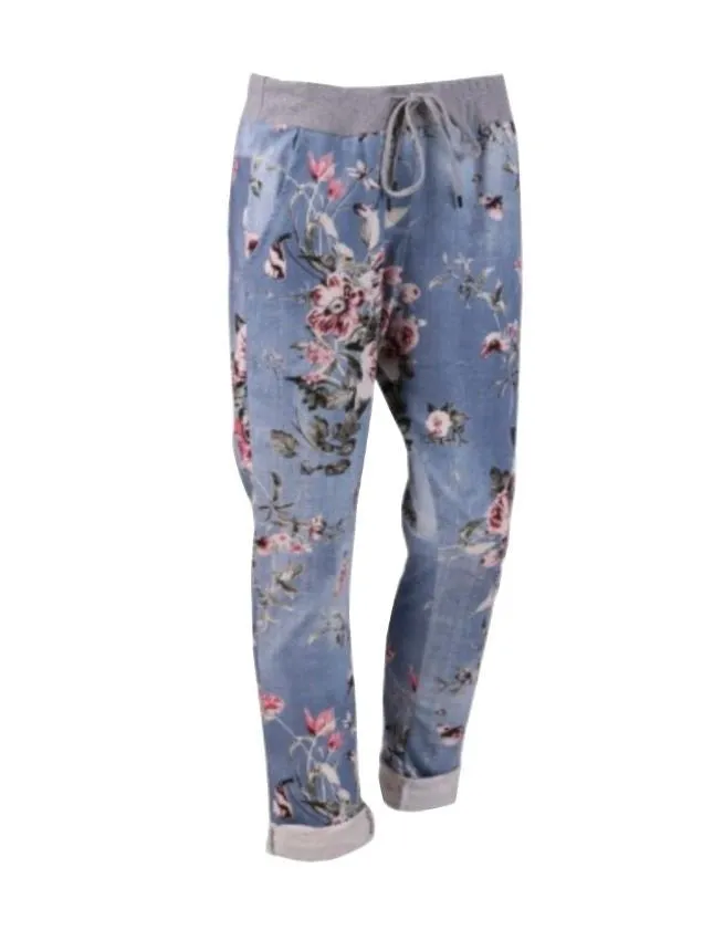 Anne   Kate Italian Rose Light Denim Pants 10-12