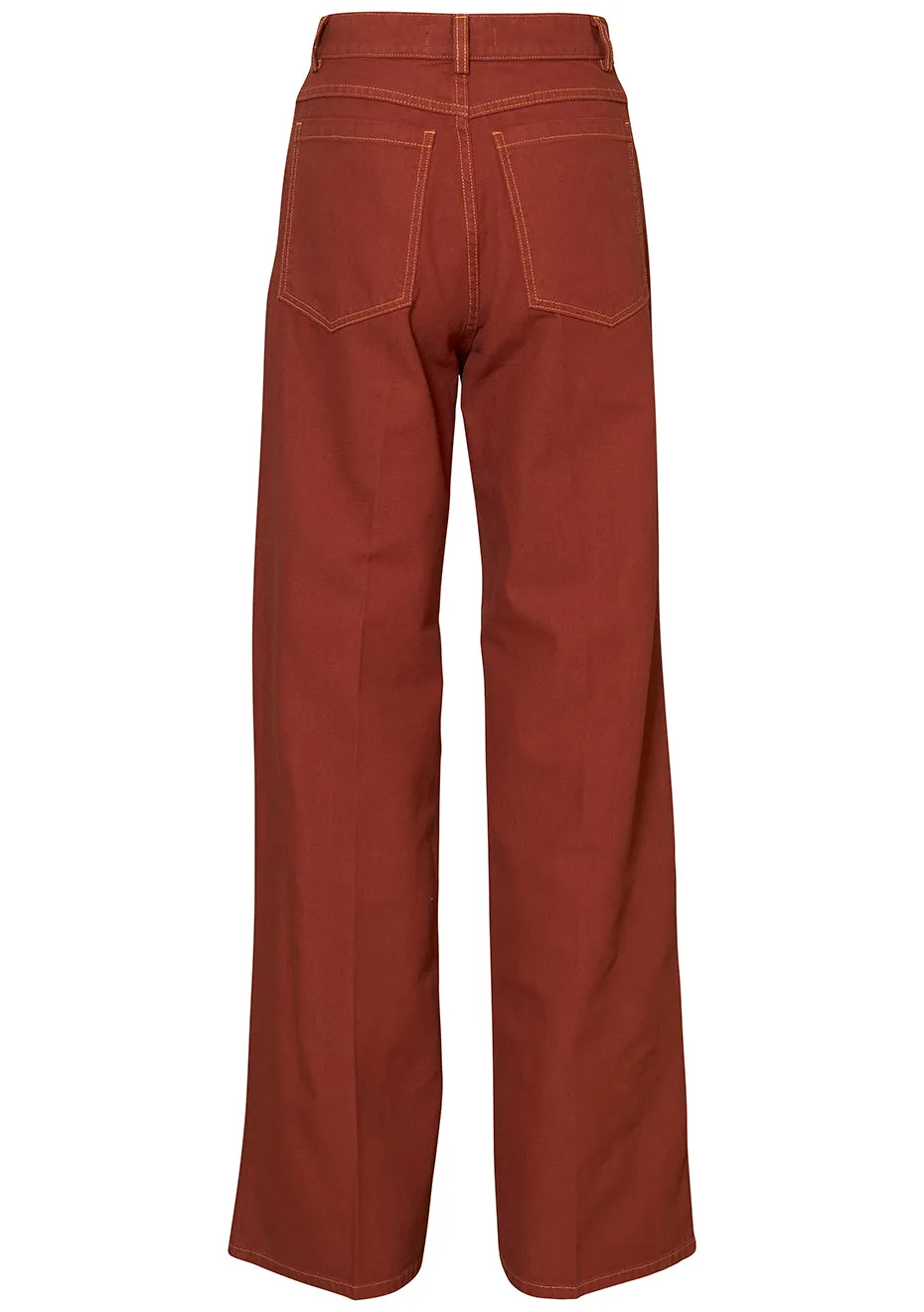 Arley Pant Terracotta Canvas