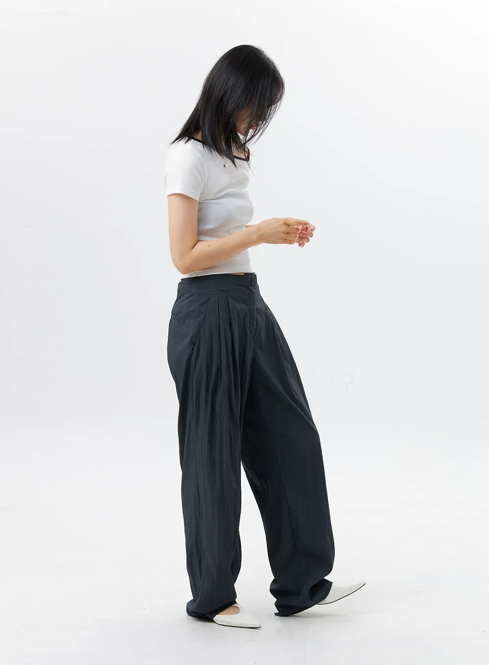 Baggy Tailored Pants OL327