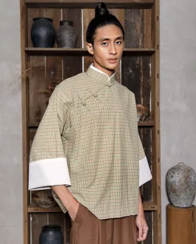 Baju Li Bai Berpetak (Pistachio Plaid)