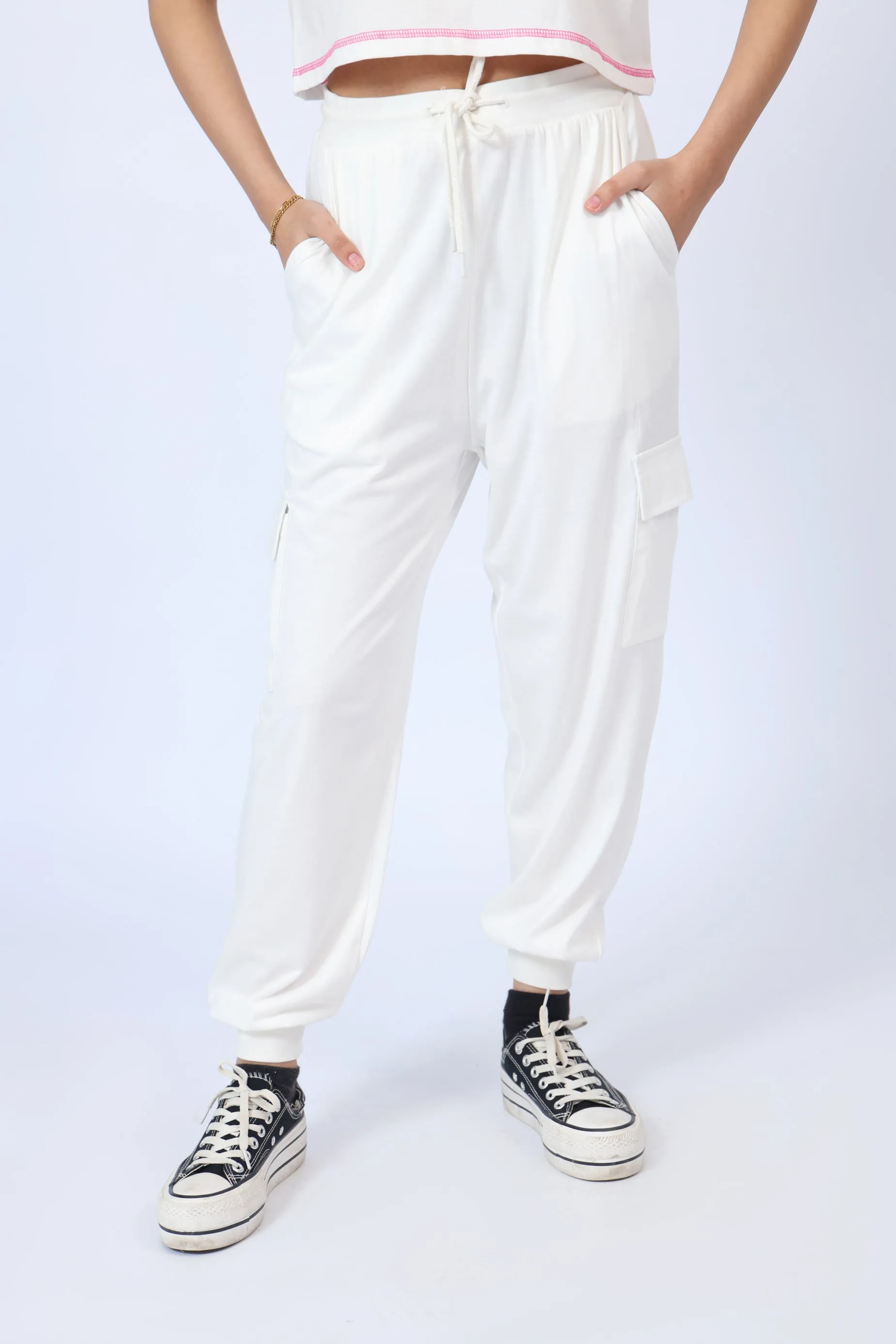 BASIC CARGO JOGGER PANTS