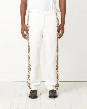 Beaded Wheat Flower Trouser