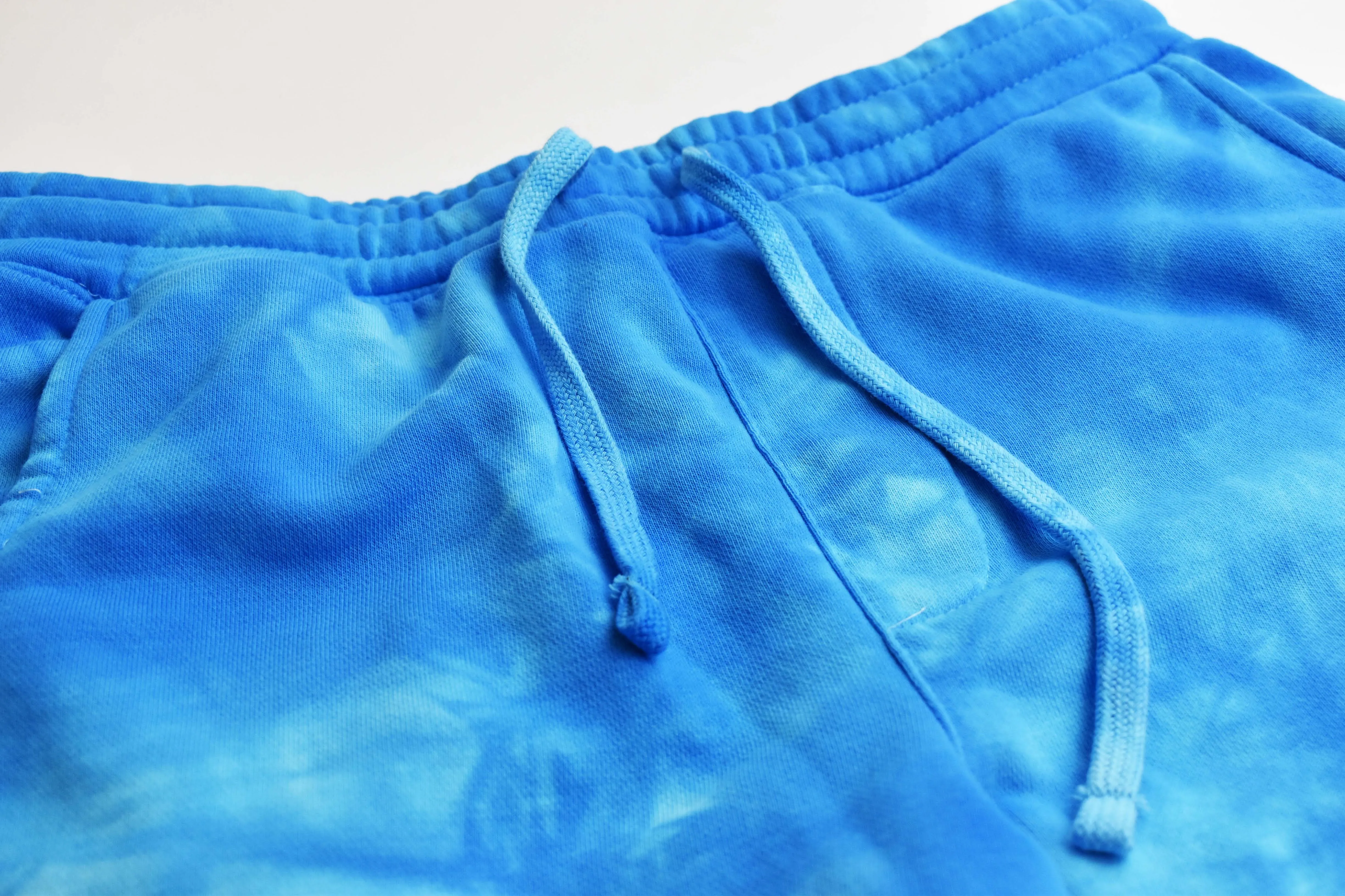 BFLO Aqua Tie Dye Blue Sweatpants