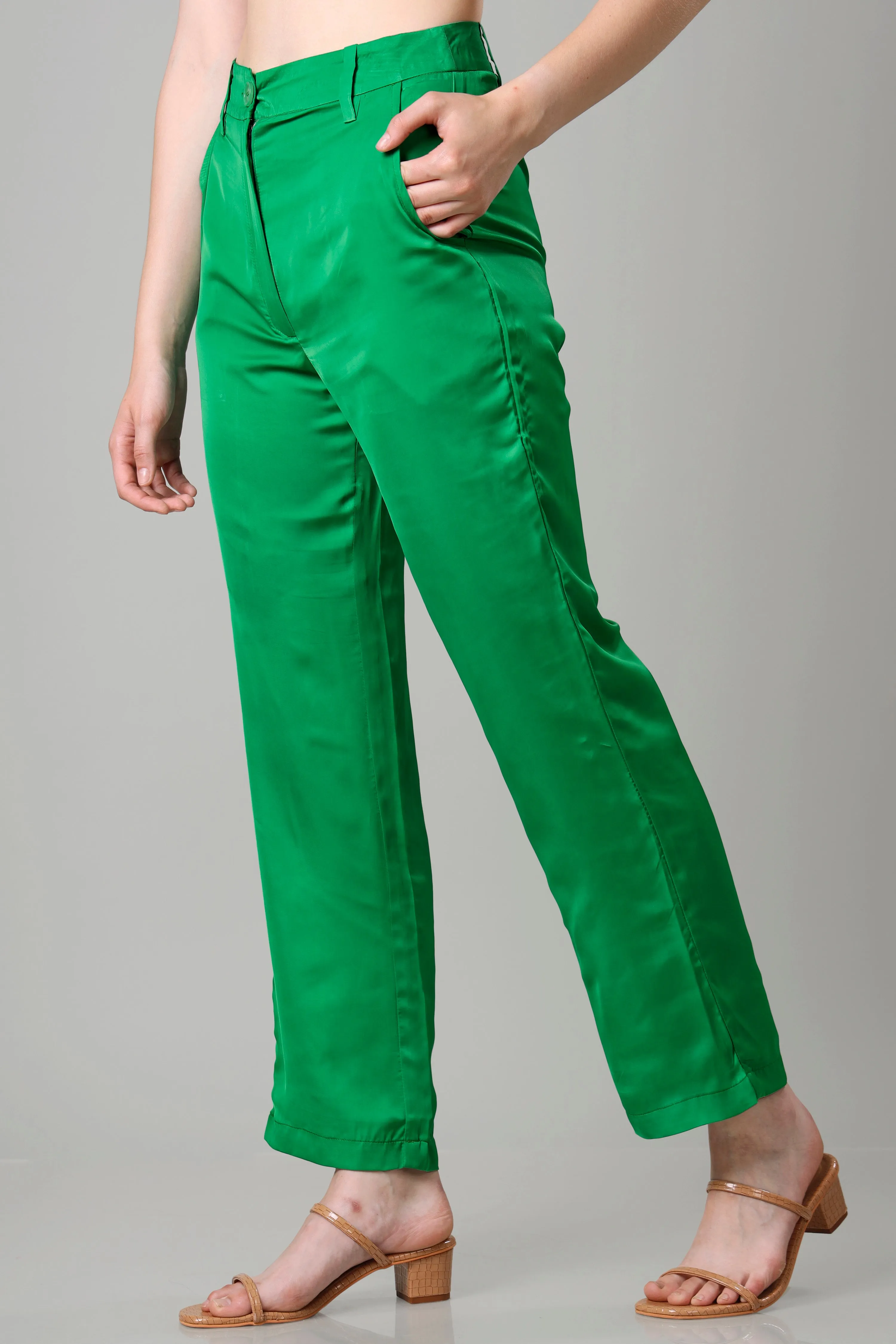 Bold Green Ladies Bottom Wear