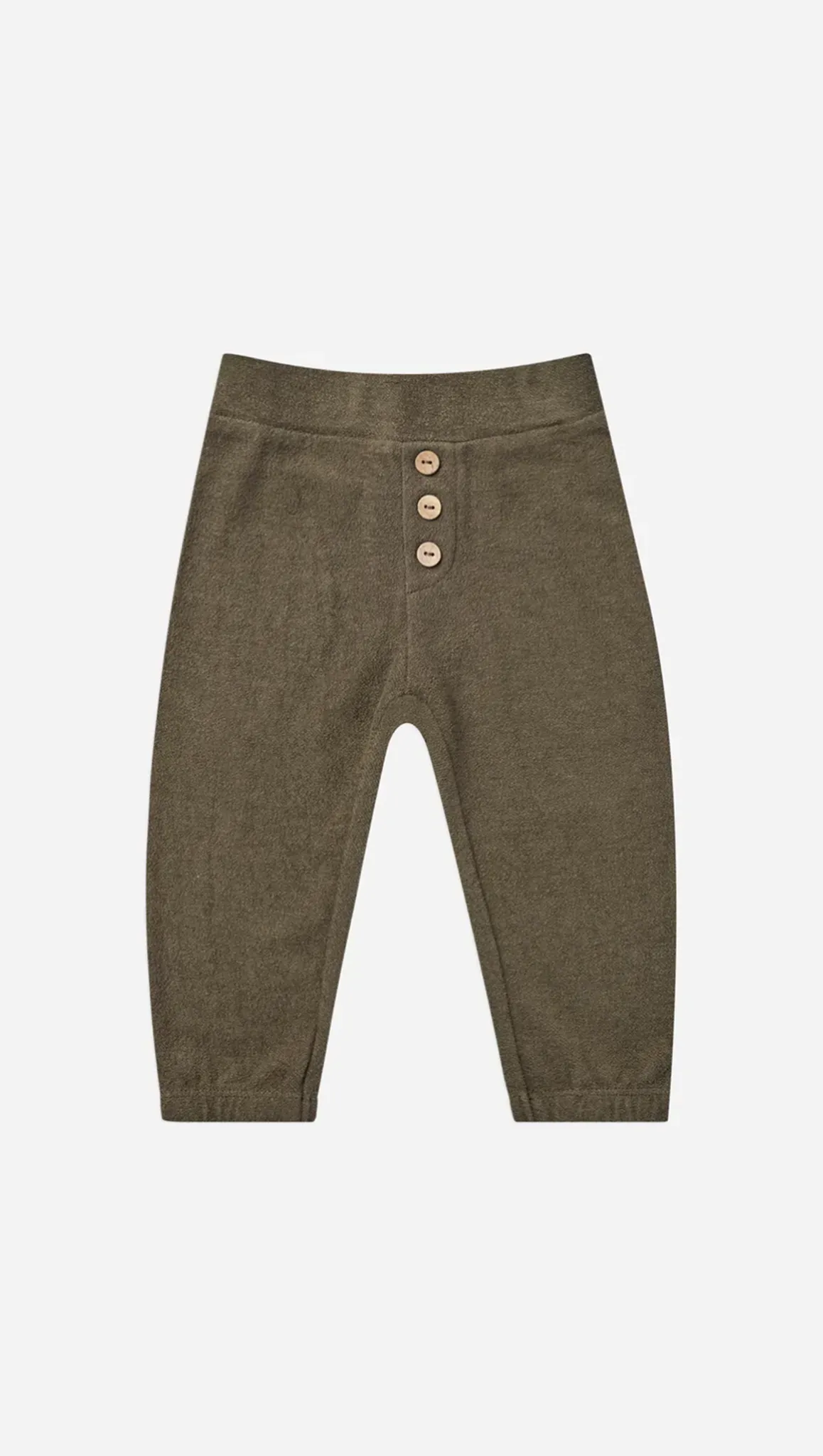 Button Jogger Pant - Army