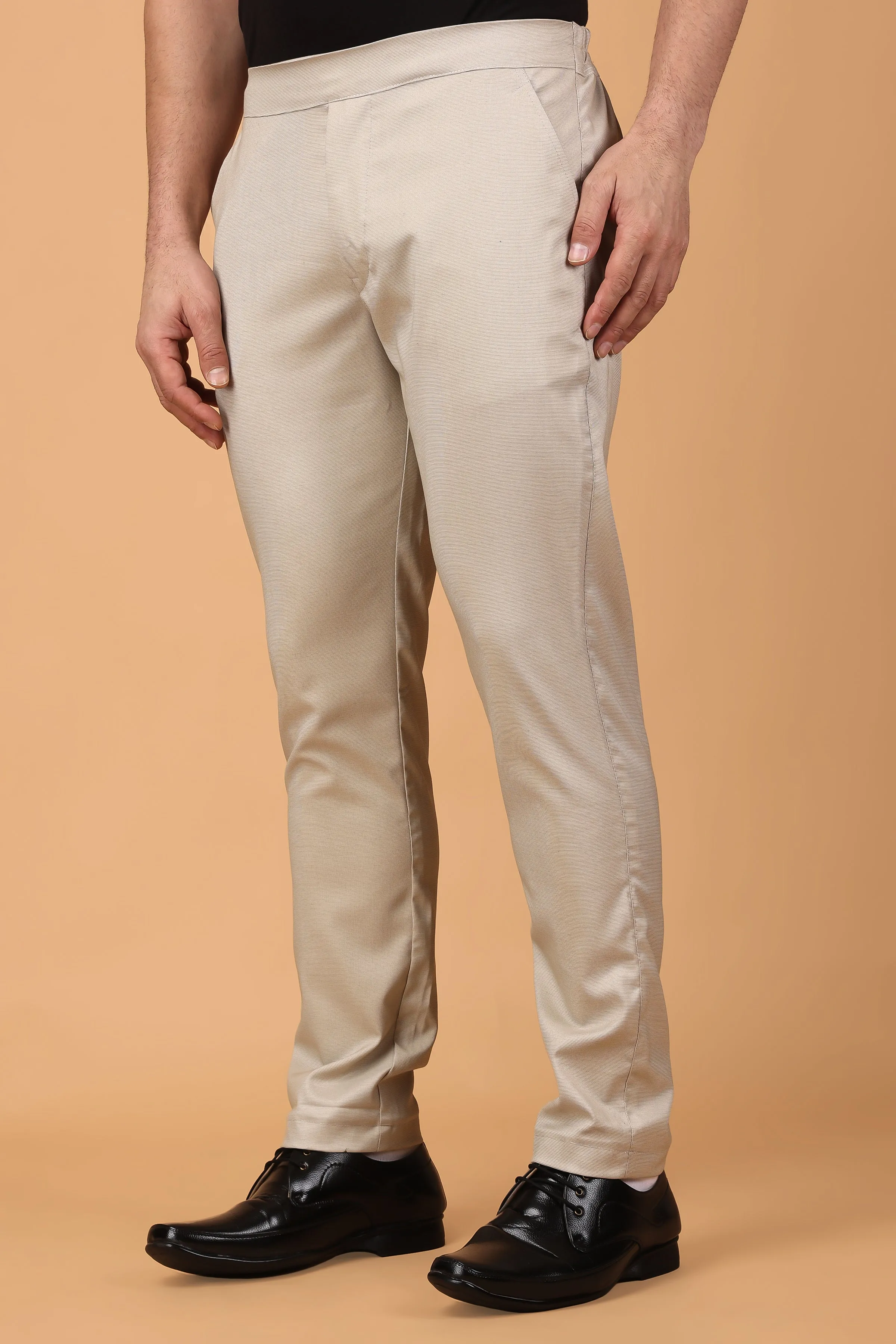 Caramel Comfort Fit Formal Trouser