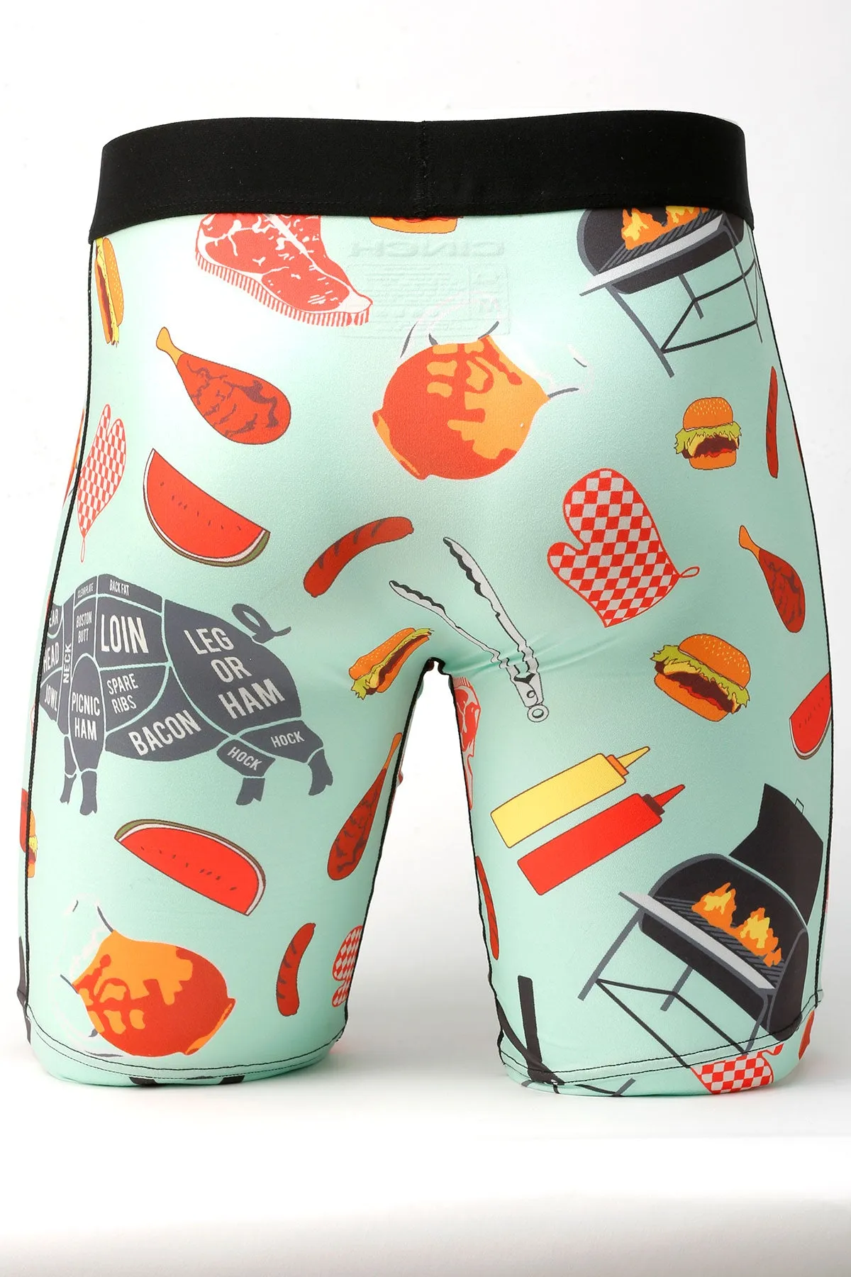 'Cinch' Men's 9 BBQ Boxer Briefs - Mint