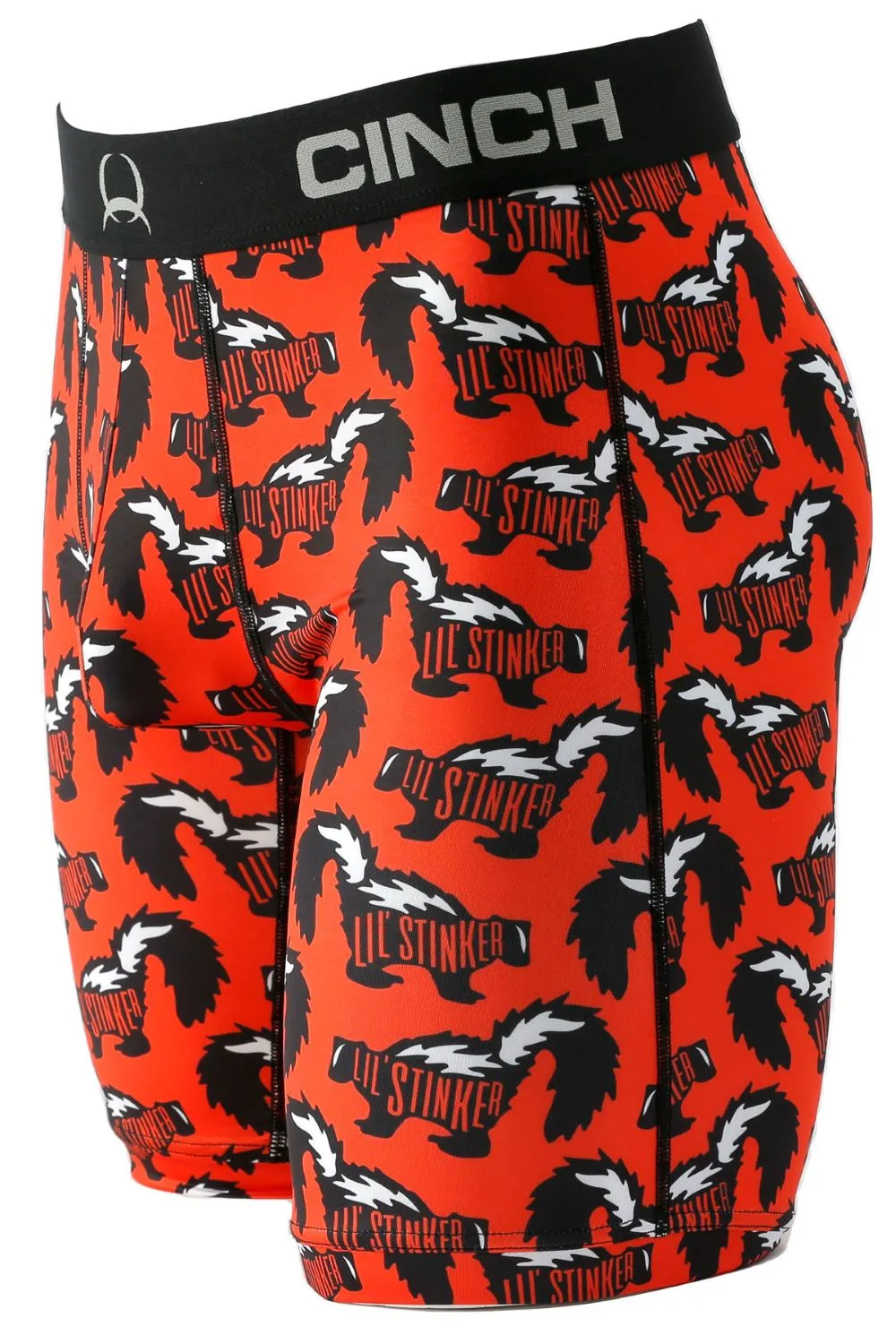 'Cinch' Men's 9 Stinker Boxer Briefs - Red