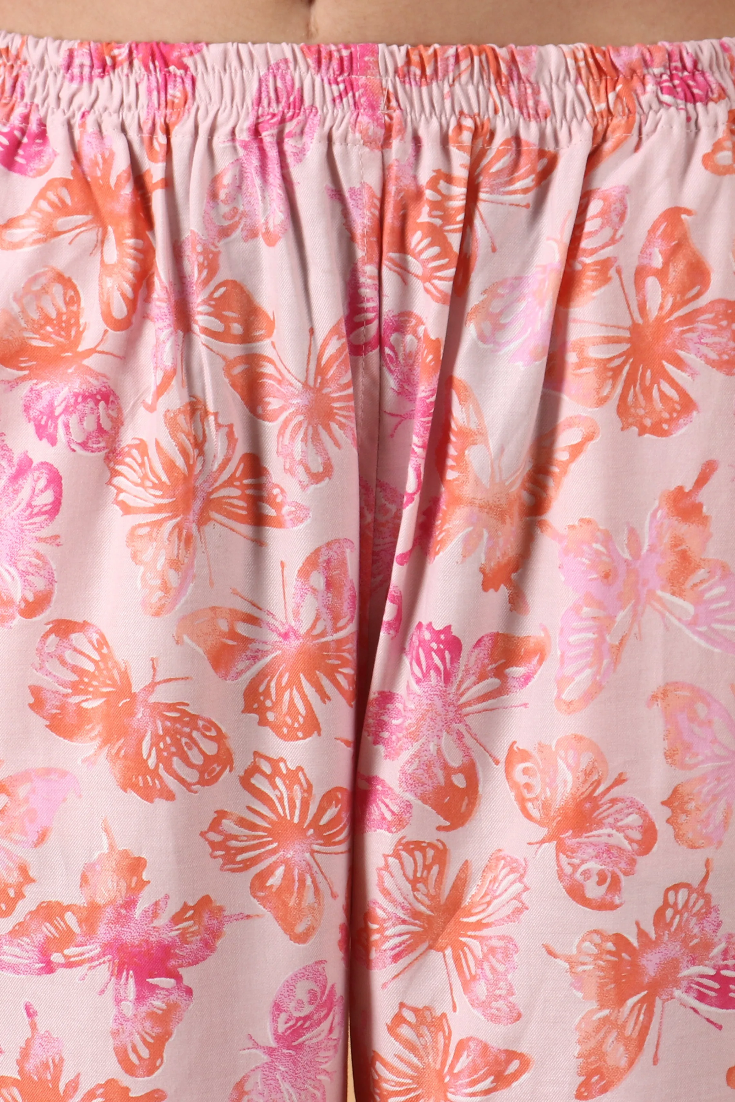 Coral Butterfly Pajama