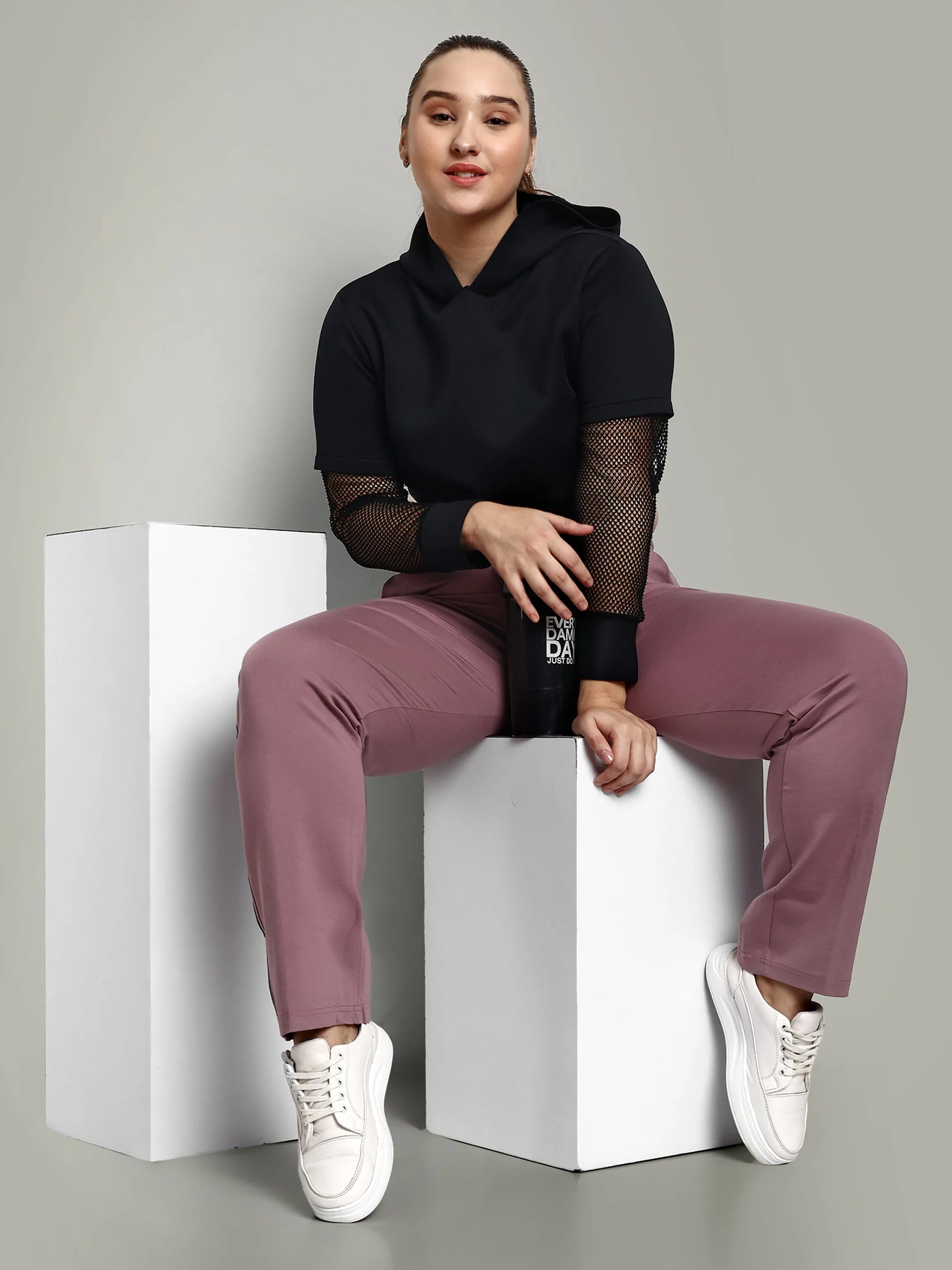 Cotton Rich Side Stripes Joggers Pants