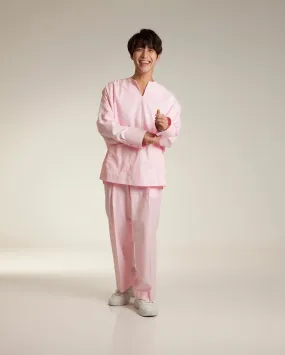 Cuff Baju Melayu Set (Baby Pink)