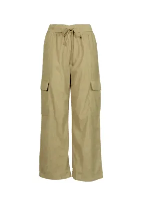 DAISY by VOIR Mid-Rise Relaxed-Fit Corduroy Cargo Jogger Pants