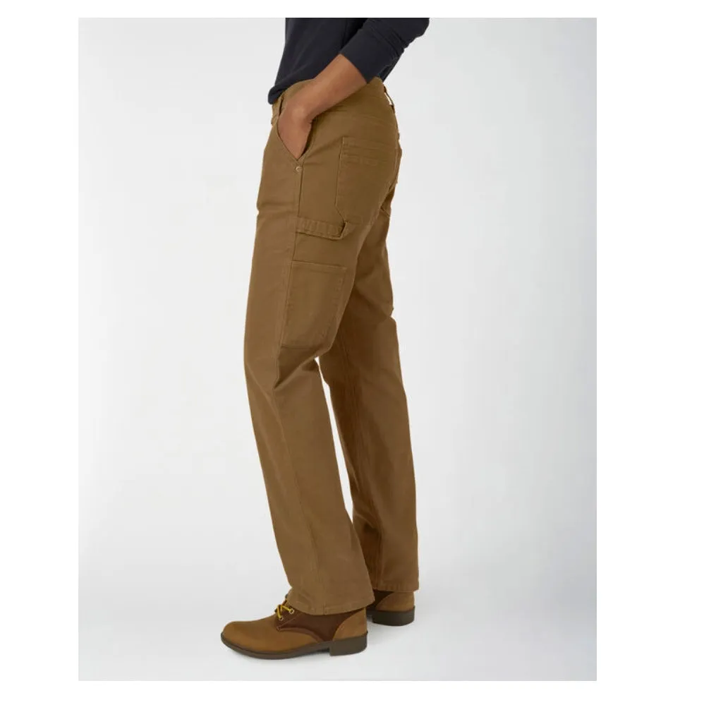 Dickies Stretch Duck Women's Carpenter Work Pant FD2700 - Brown