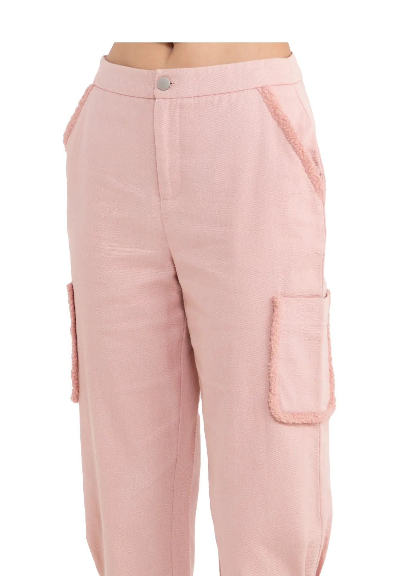 ELLE Apparel Cargo Trousers with Patch Pockets