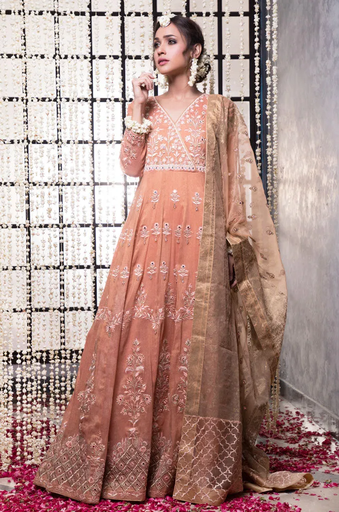 Embroidered Cotton Net Angarkha Style Maxi | SHAHIZAIB Vol 2 | M201921