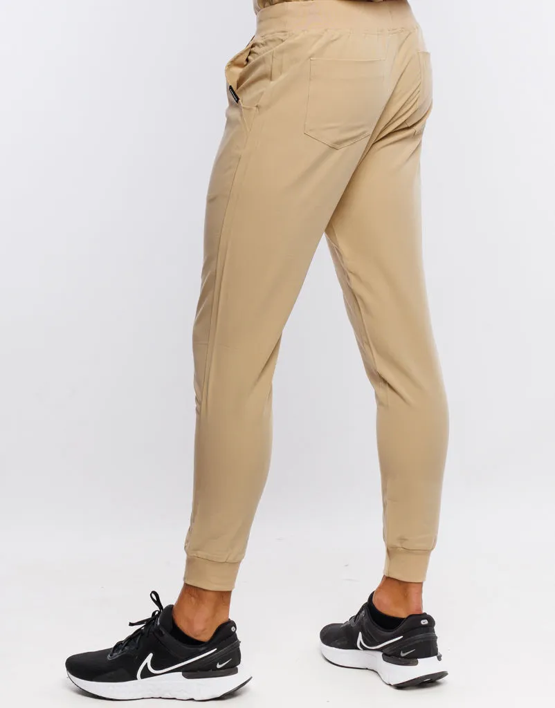 Essential Jogger Scrub Pants - Warm Sand