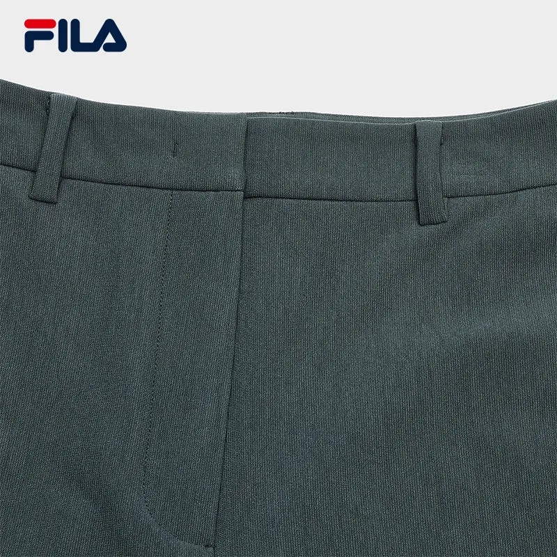 FILA CORE WHITE LINE EMERALD Women Knit Pants in Green