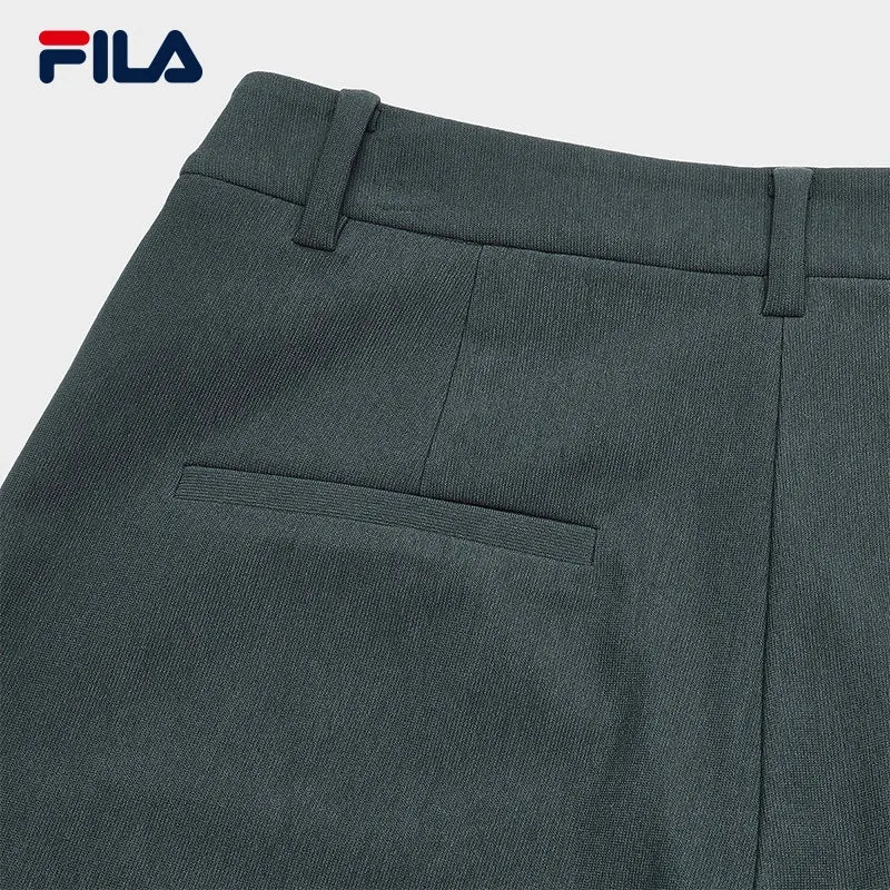 FILA CORE WHITE LINE EMERALD Women Knit Pants in Green