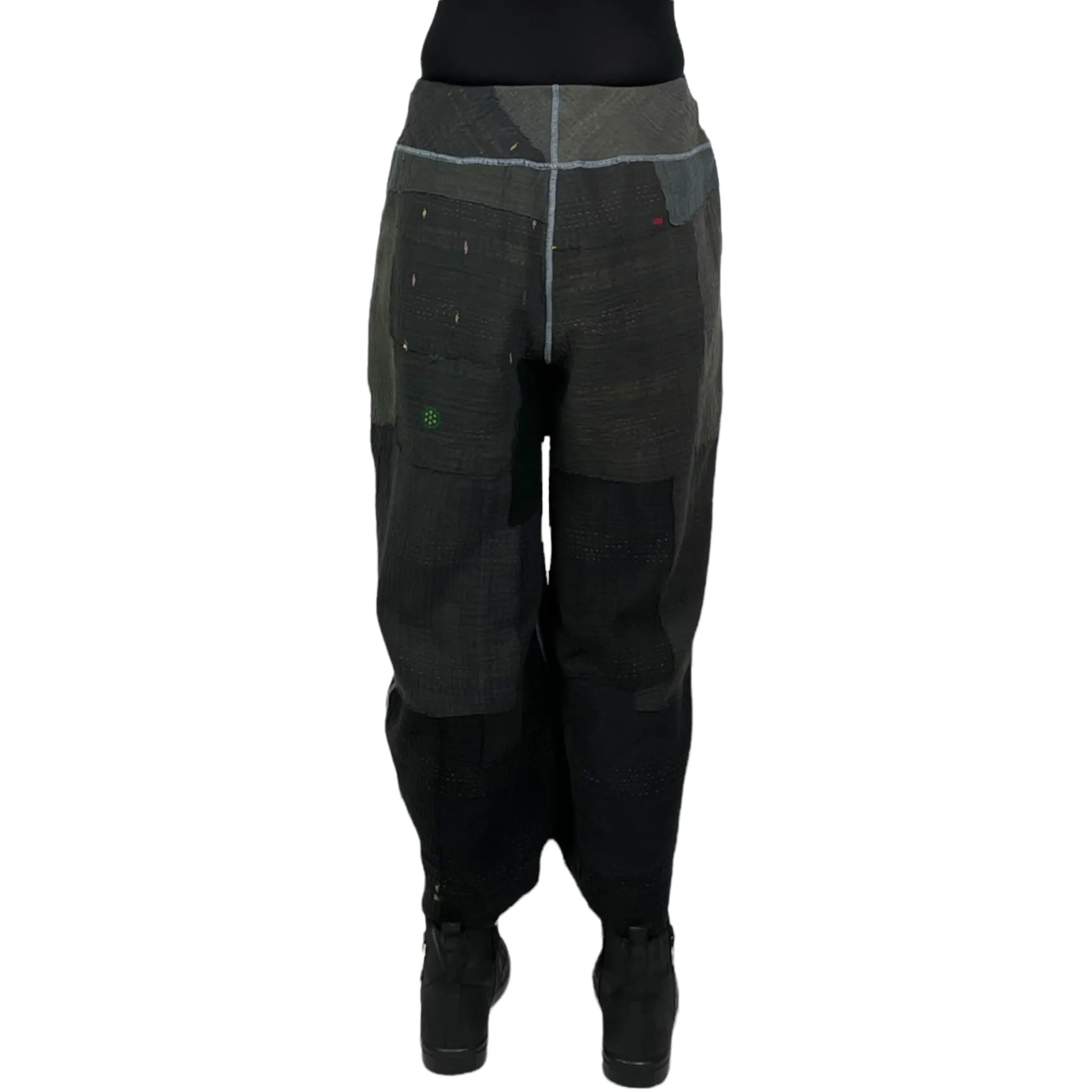 FRAYED PATCH LANTERN PANT