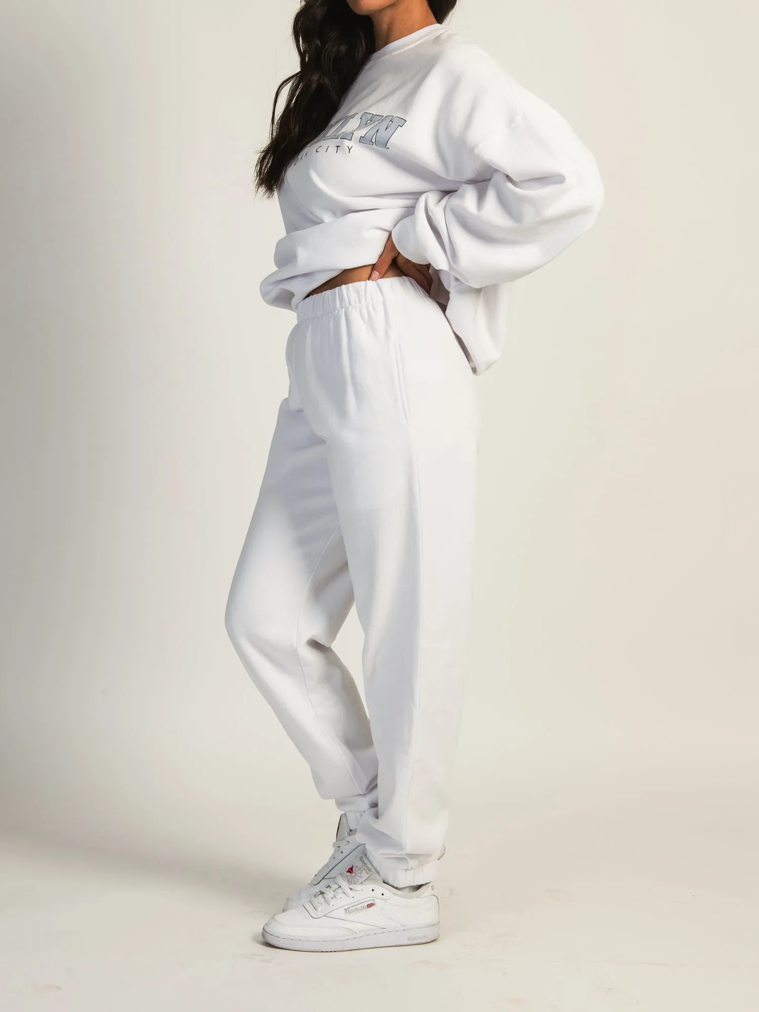 HARLOW JORDANA SWEATPANT - WHITE