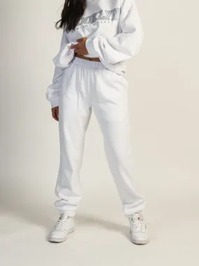 HARLOW JORDANA SWEATPANT - WHITE