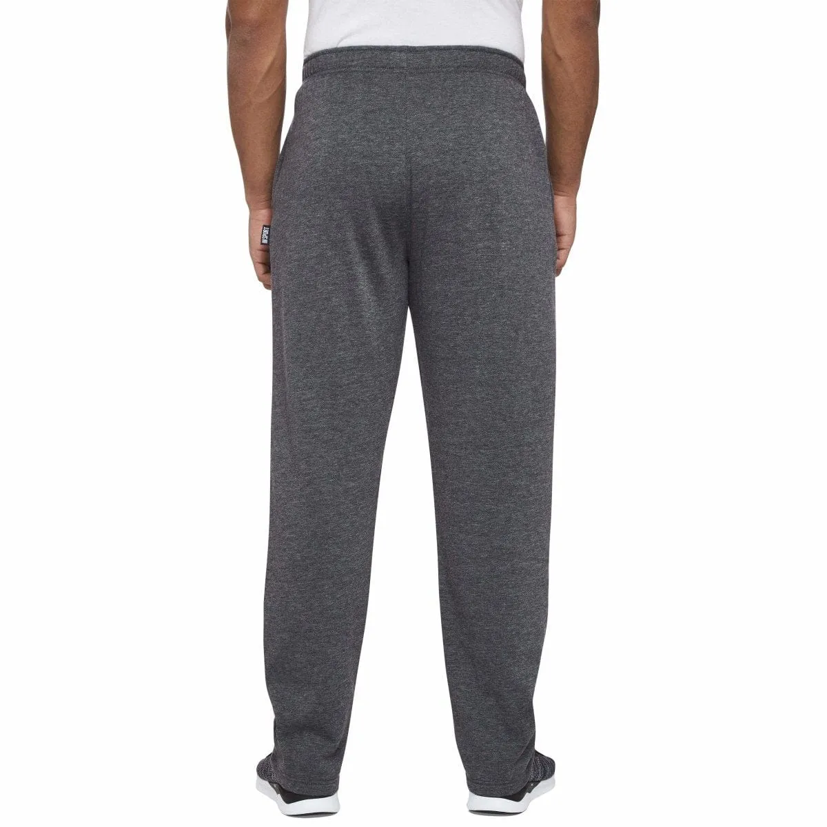 INSPORT MEN'S ASPEN CHARCOAL TRACKPANTS (OPEN LEG)