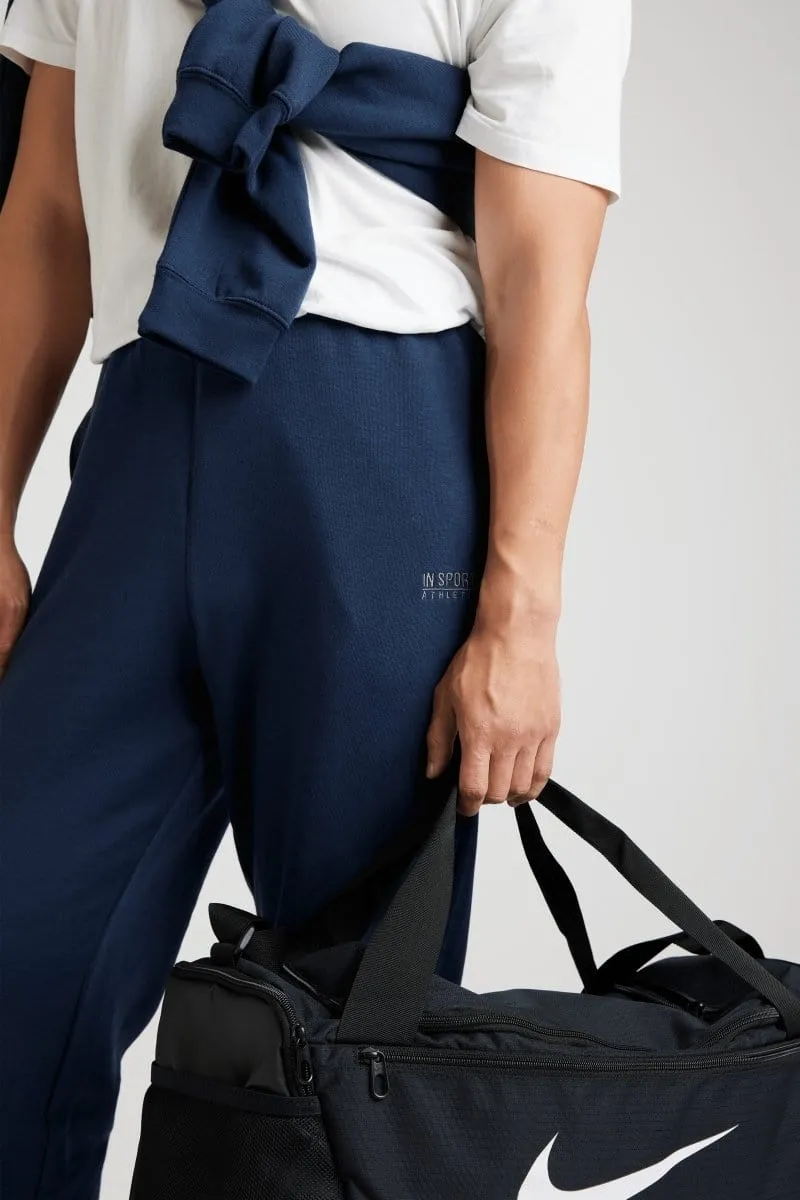 INSPORT MEN'S ASPEN NAVY TRACKPANTS (OPEN LEG)