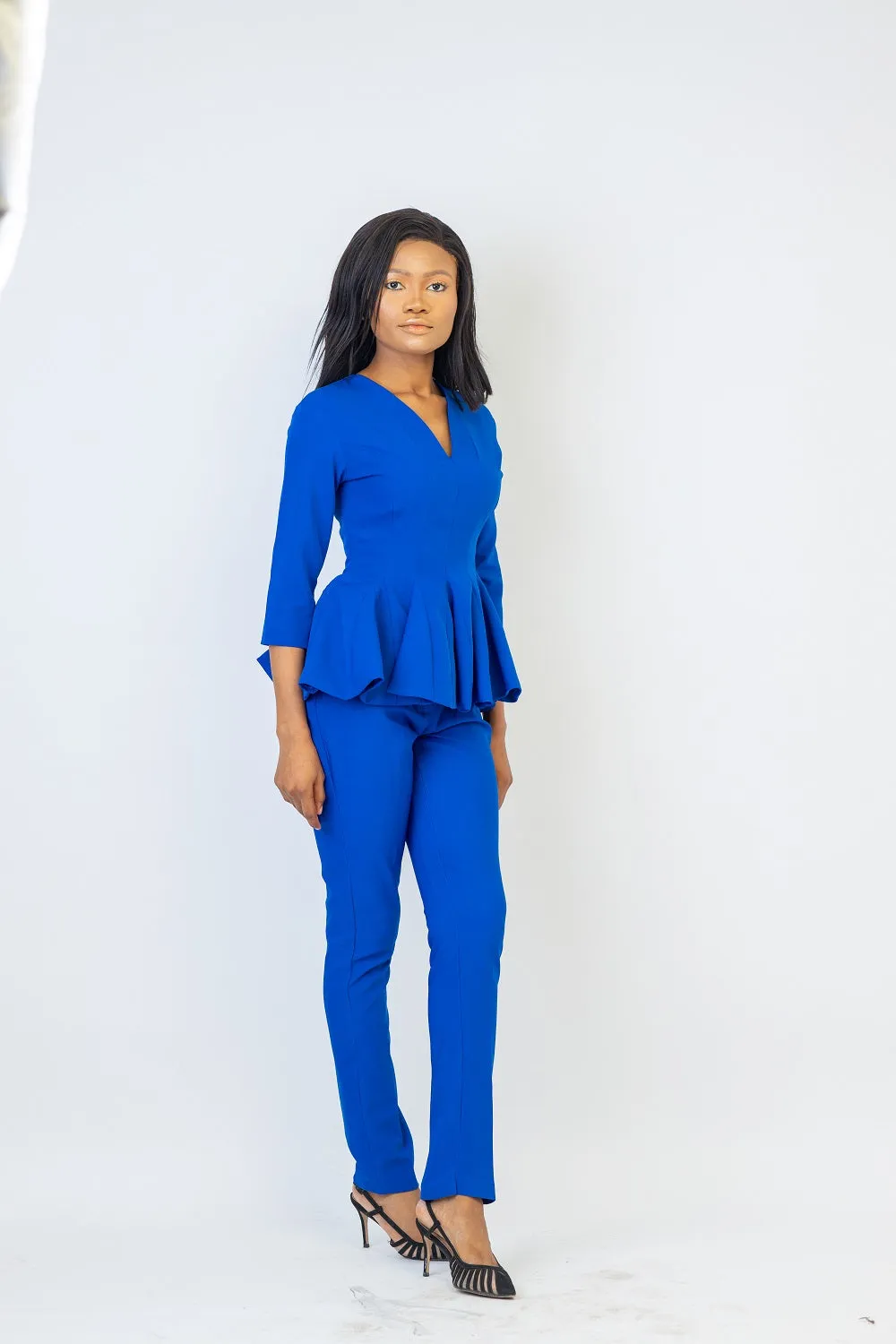 Jenny Paneled Pants Set