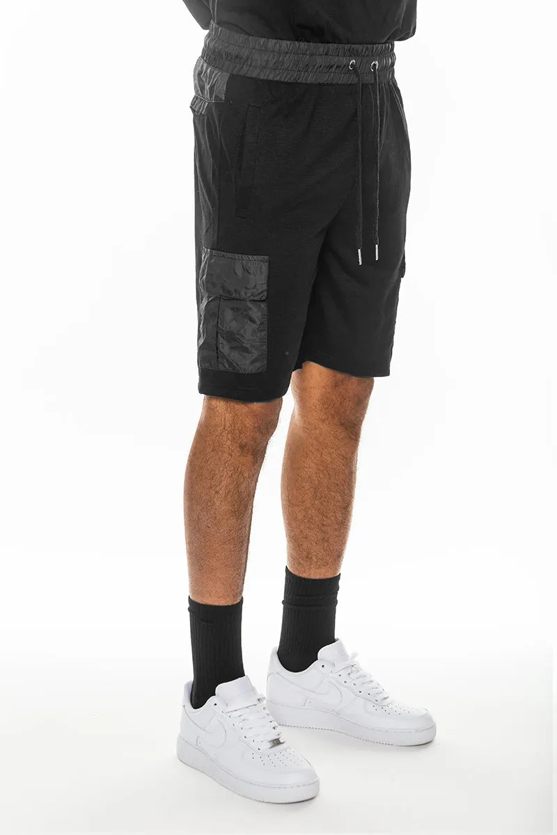 Lightweight Cotton Blend Slub Shorts