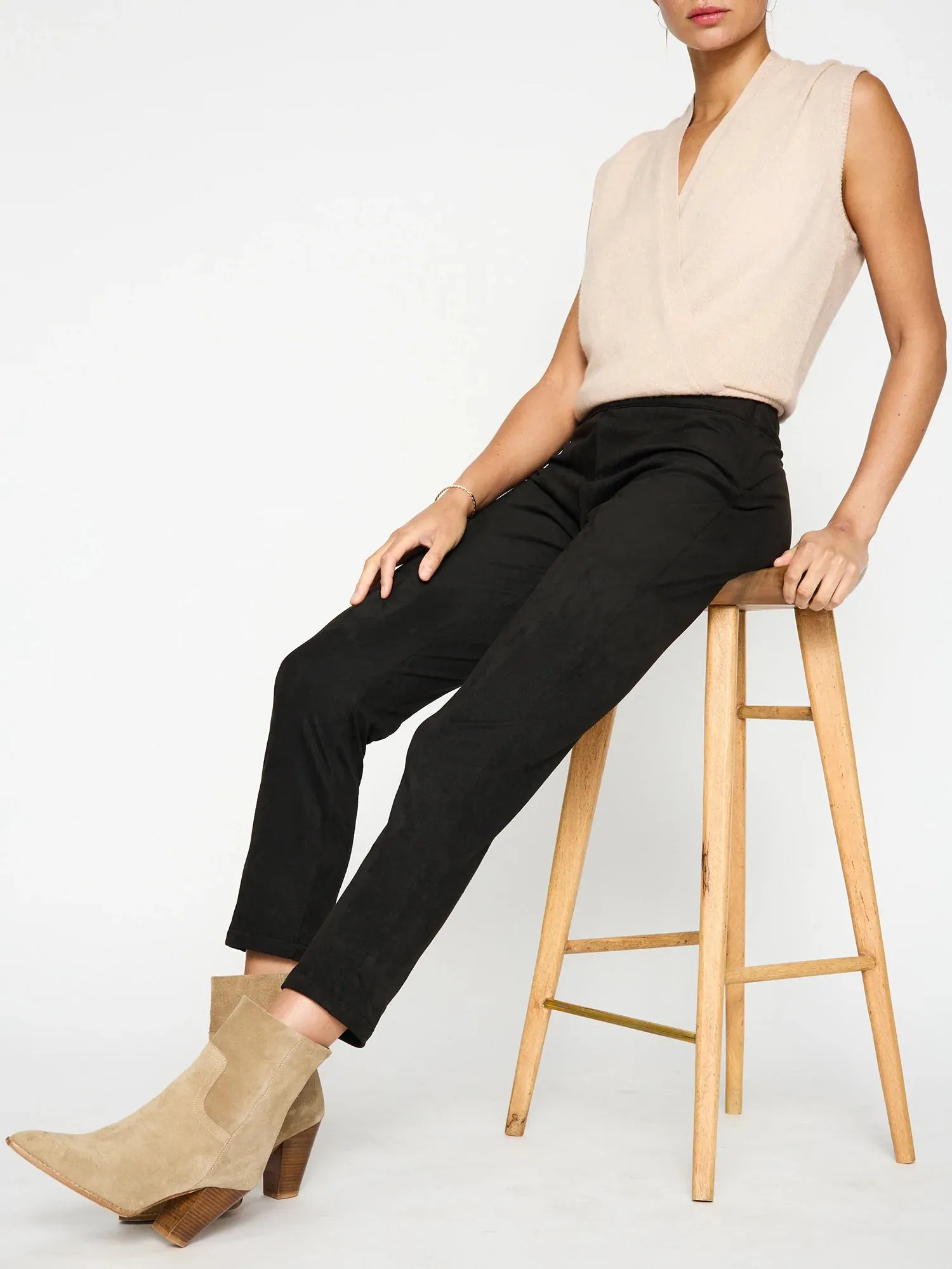 MARIE OLIVER Juniper Vegan Suede Pants