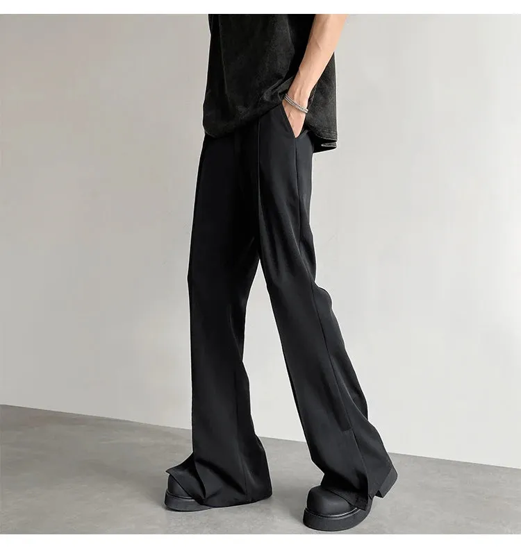 Mens Stylish Korean Bootcut Pants - Trendy Fit, Comfortable Fabric, Versatile Casual Wear