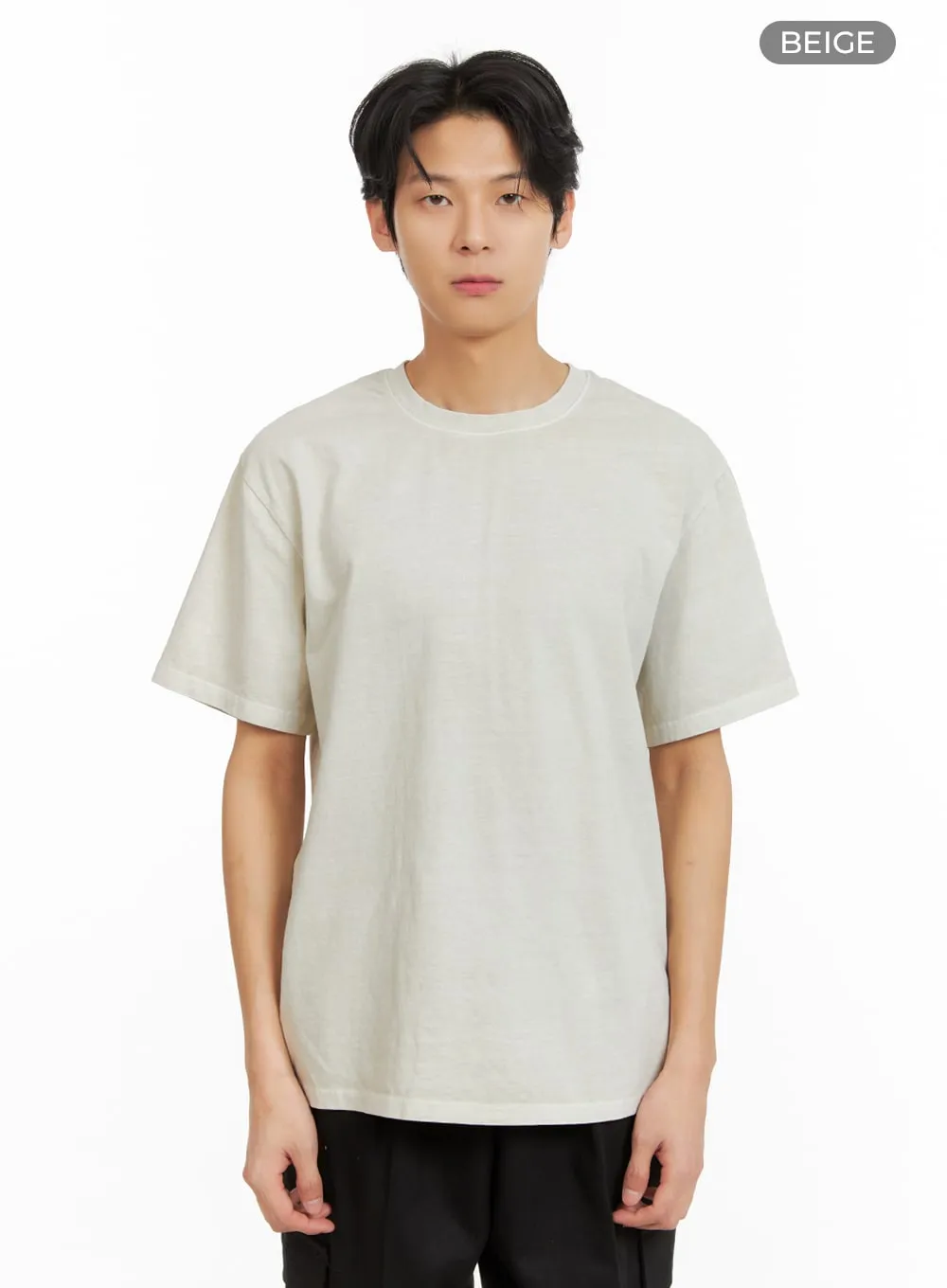 Men's Basic Crew Neck T-Shirt IA402