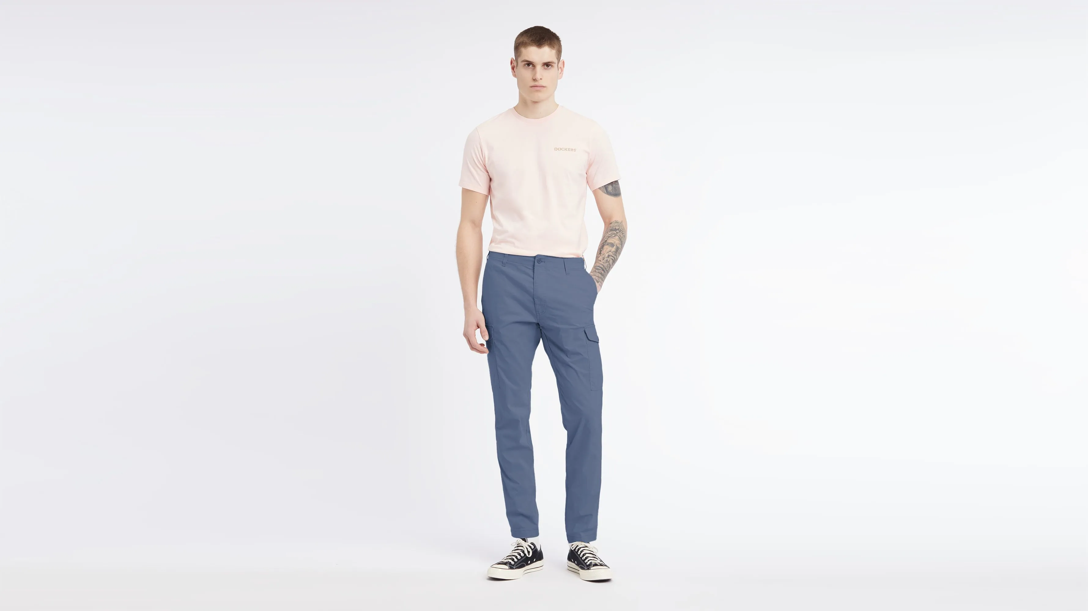 Men's Slim Tapered Fit Cargo Pants