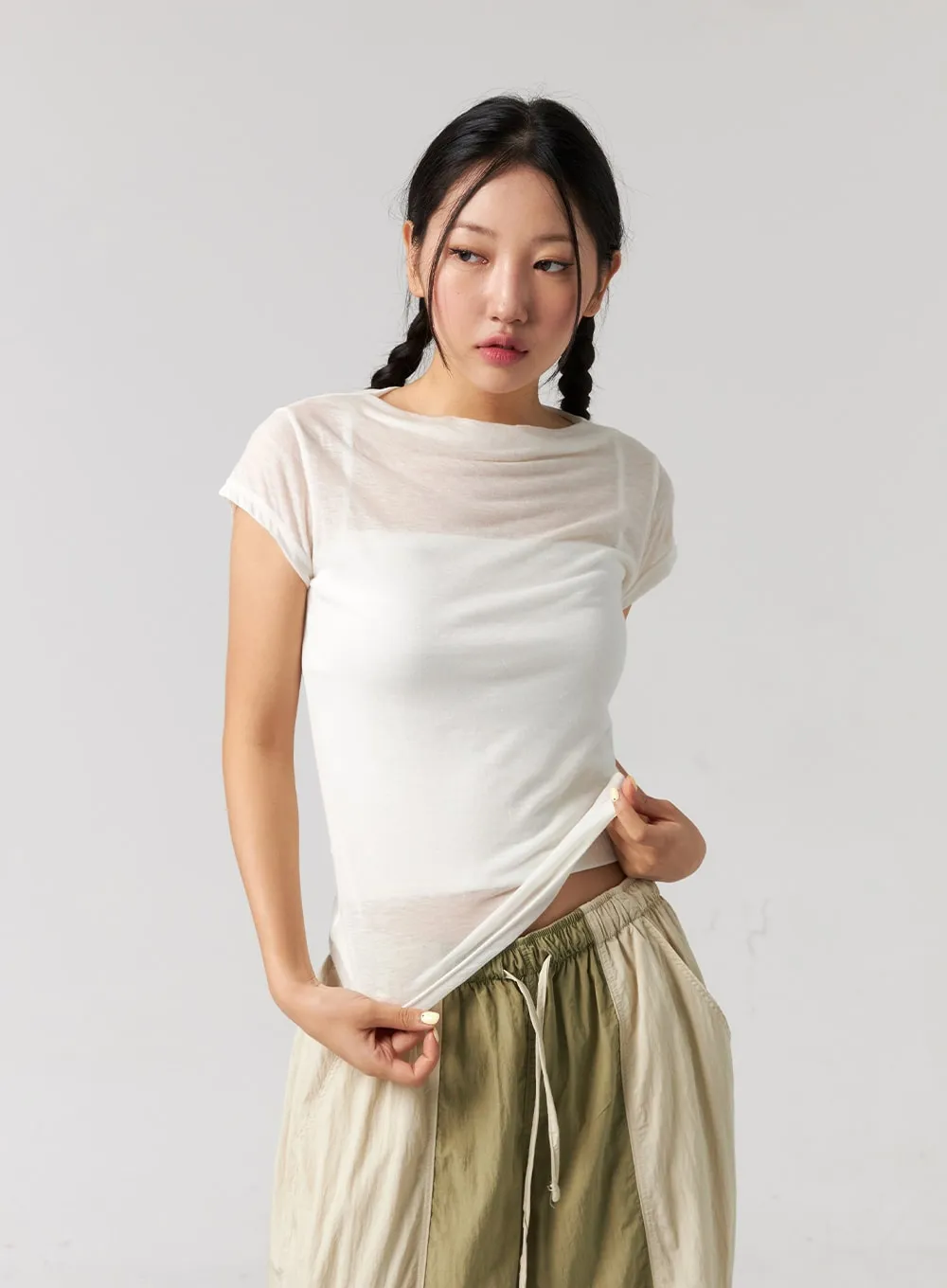 Mesh Short-Sleeve Tee CG321