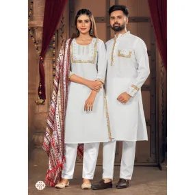 Navratri Couple Same Matching Dress