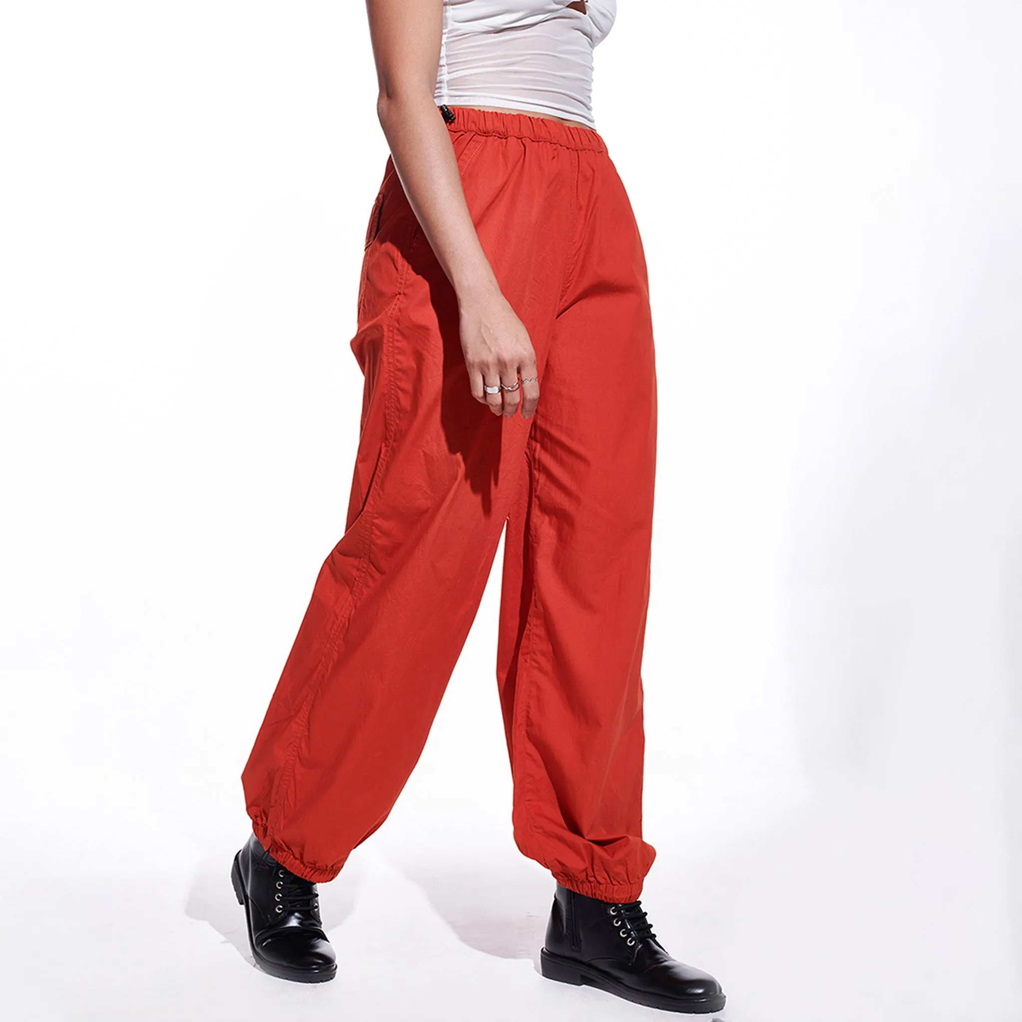 Oversized Parachute Pants for Women