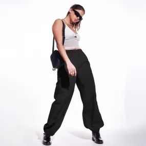 Oversized Parachute Pants for Women