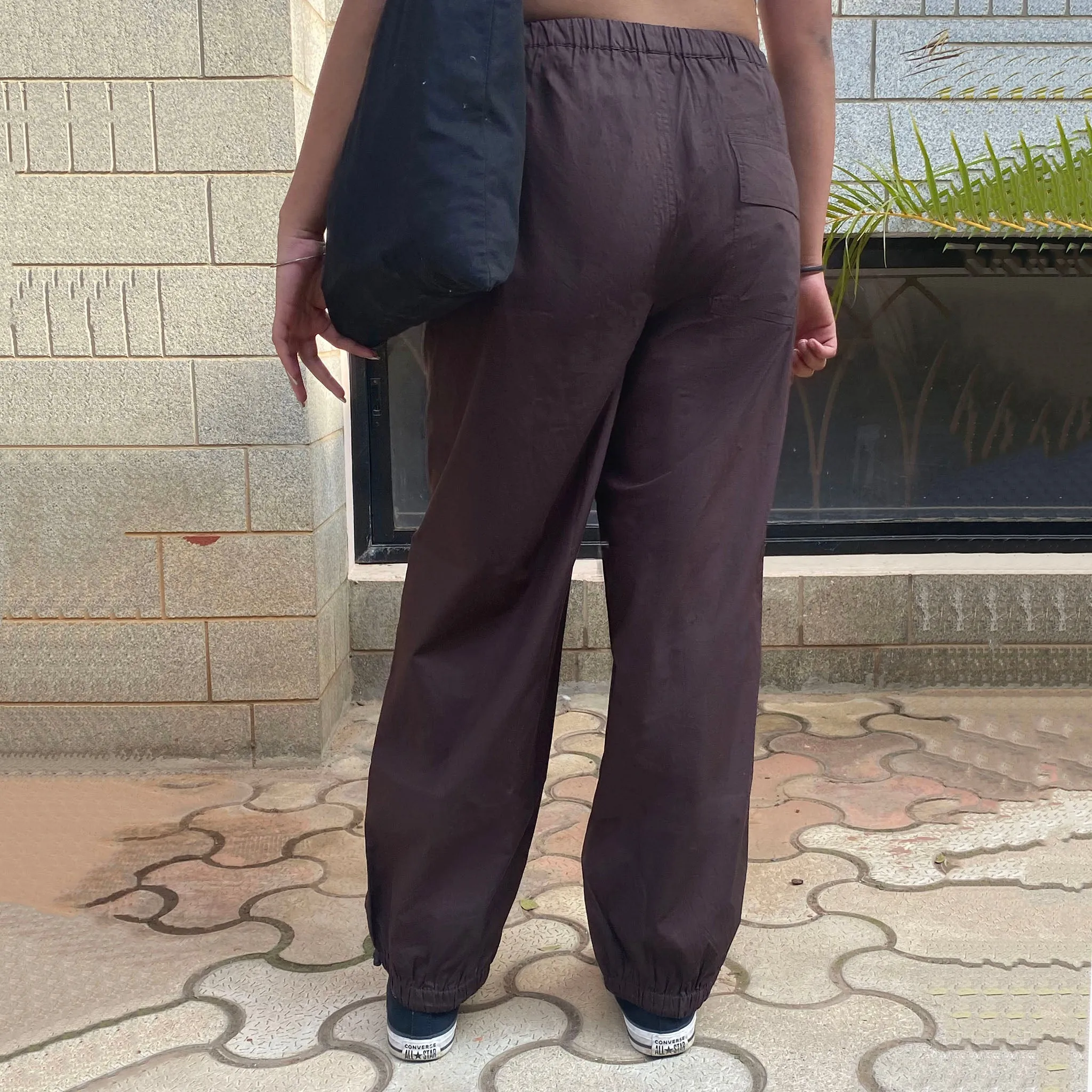 Oversized Parachute Pants for Women