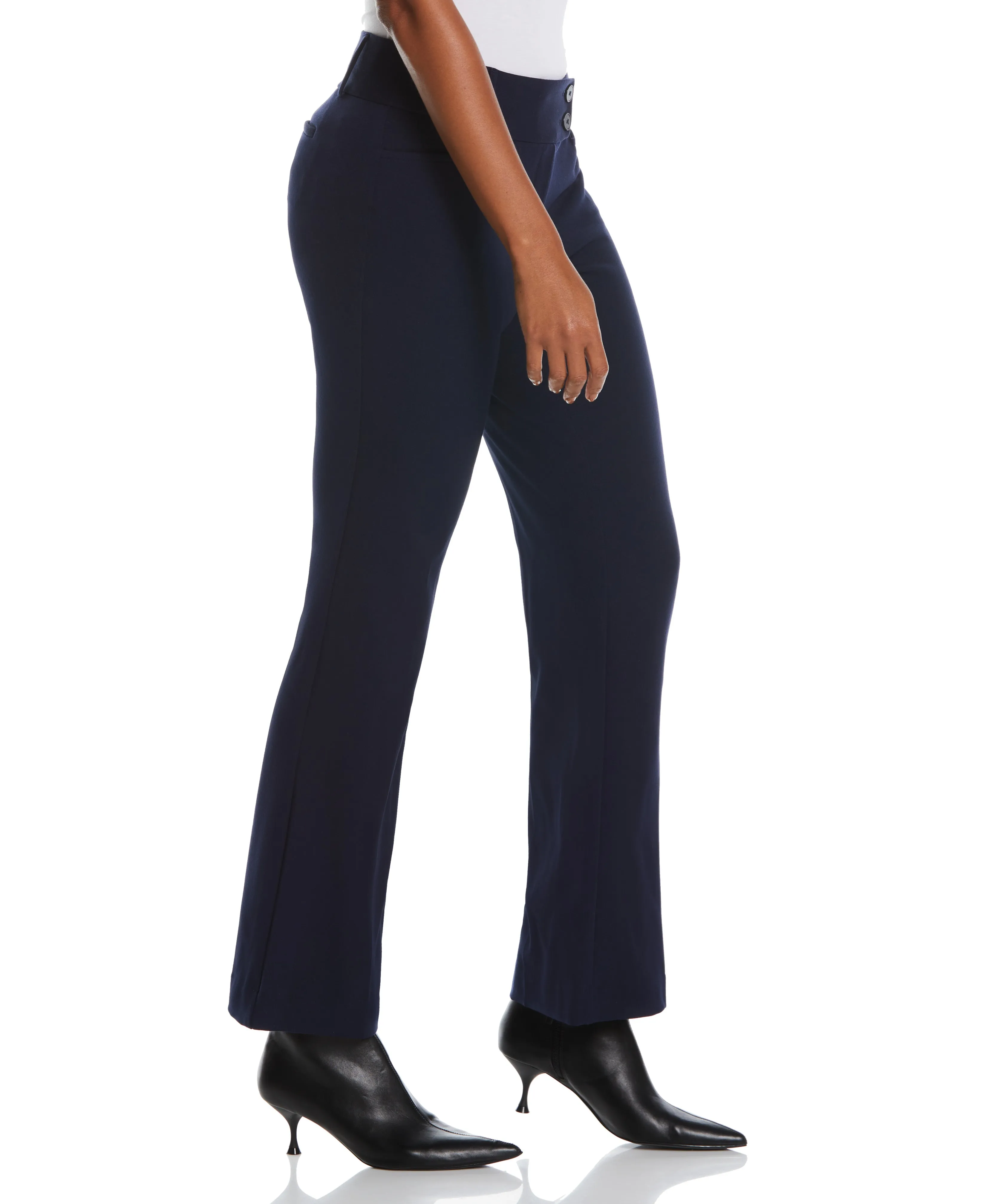 Petite Curvy Fit Boot Cut Pant - Curvy Fit